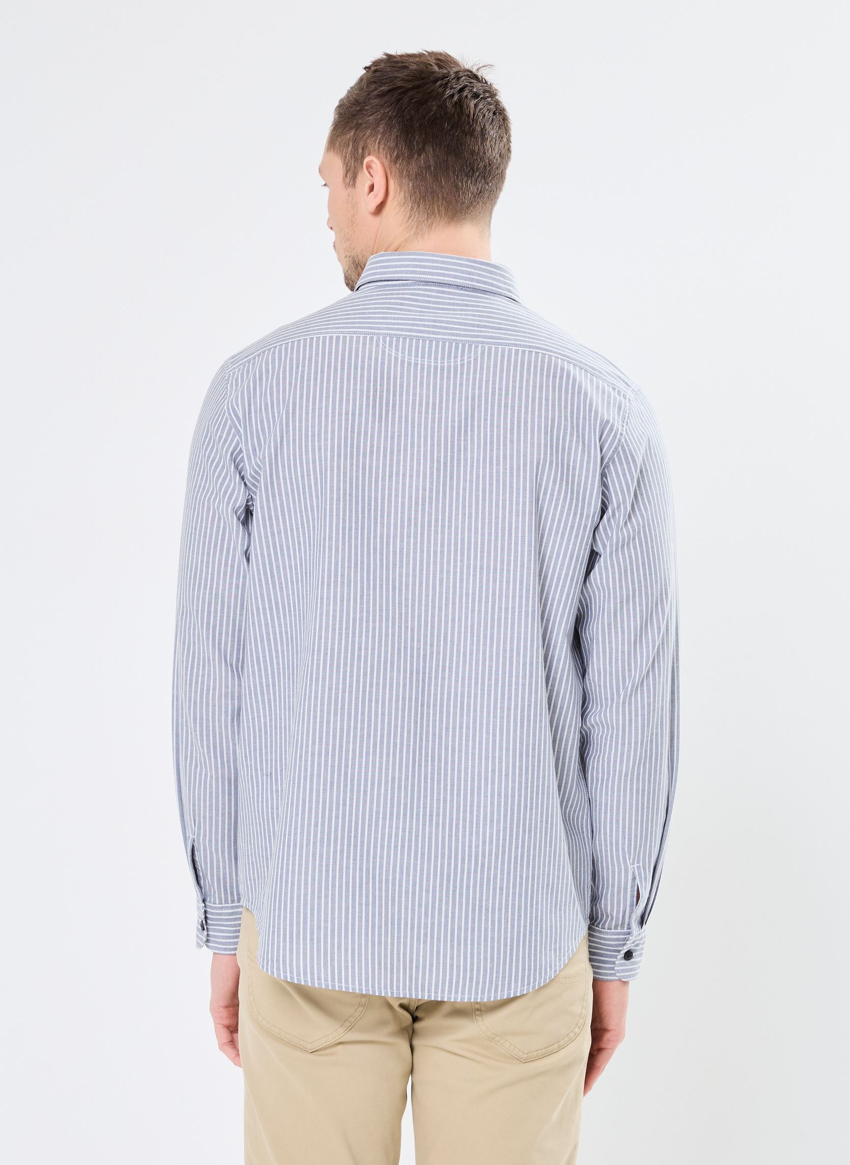 Hemden chemise REGULAR herren blau Replay Hemden chemise REGULAR herren blau LT BLUE/NATURAL WHITE