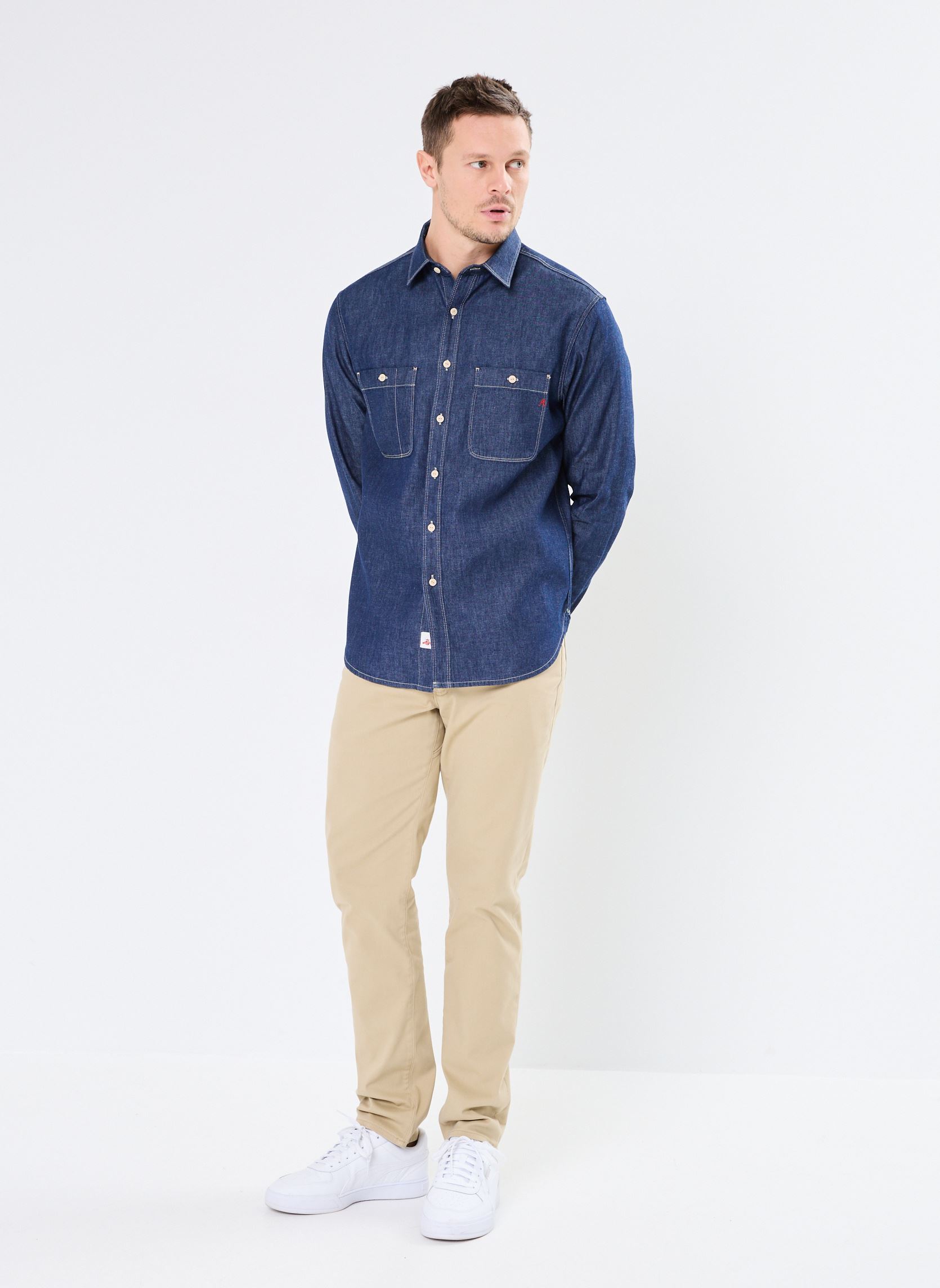 Hemden chemise RELAXED herren blau Replay Hemden chemise RELAXED herren blau DARK BLUE