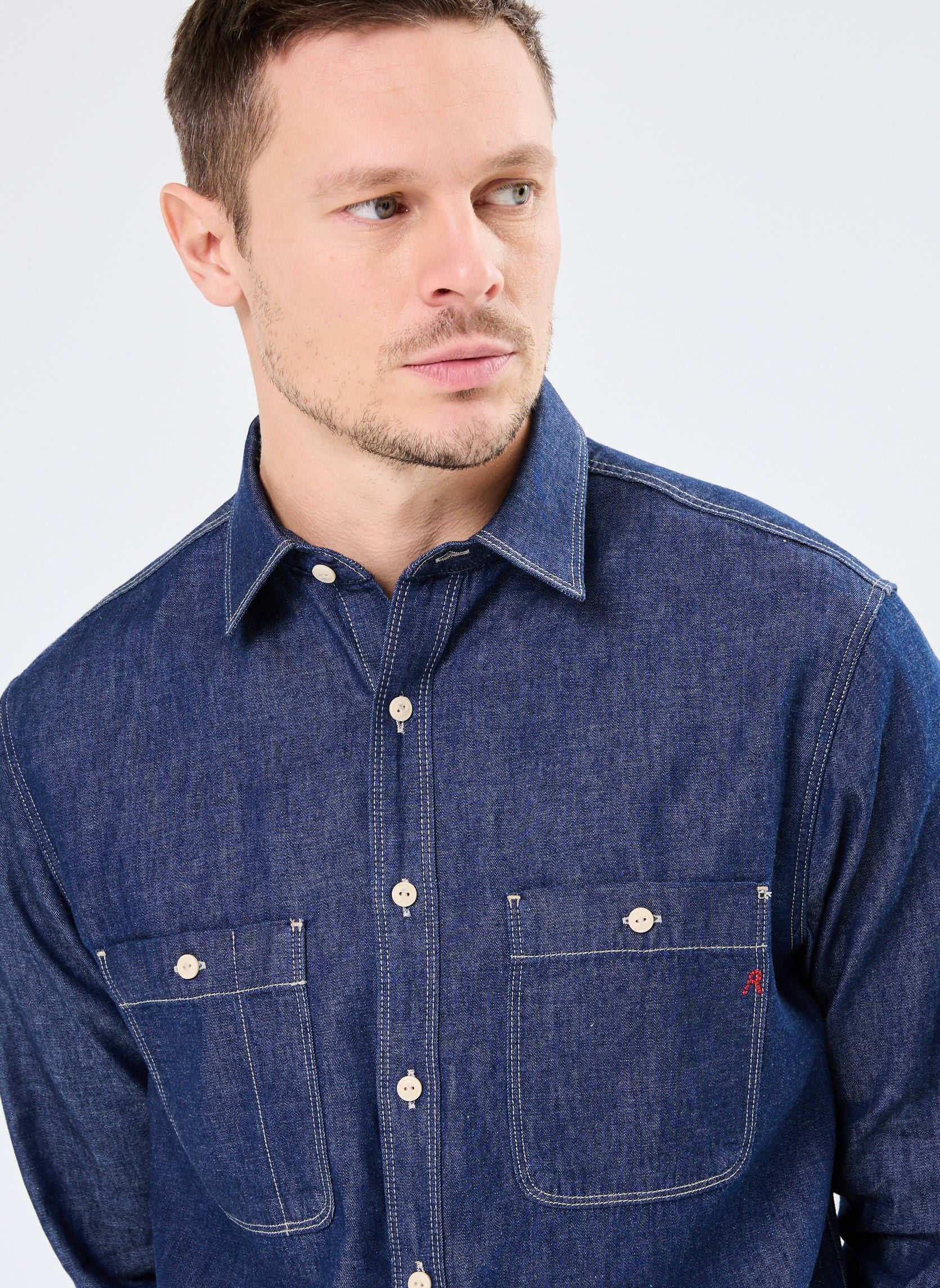 Hemden chemise RELAXED herren blau Replay Hemden chemise RELAXED herren blau DARK BLUE