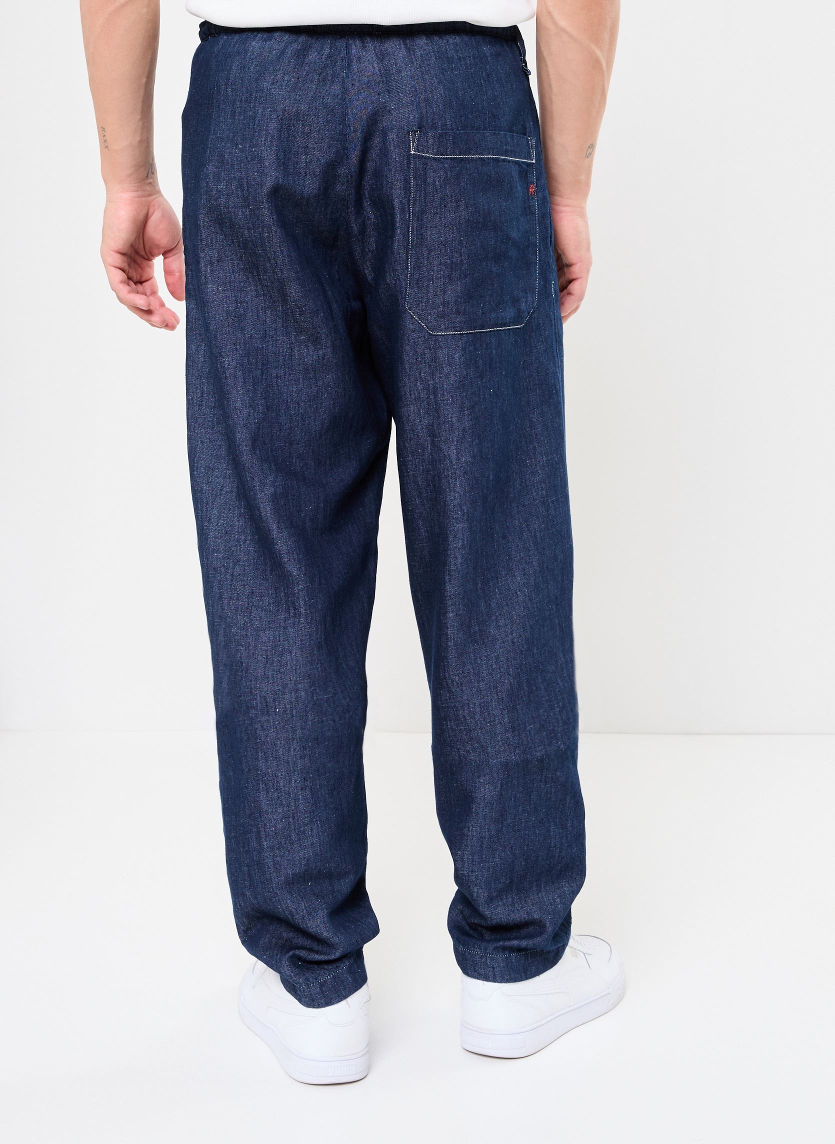 Rechte jeans / Straight Leg Jeans DENIM TAPERED heren blauw Replay Rechte jeans / Straight Leg Jeans DENIM TAPERED heren blauw DARK BLUE