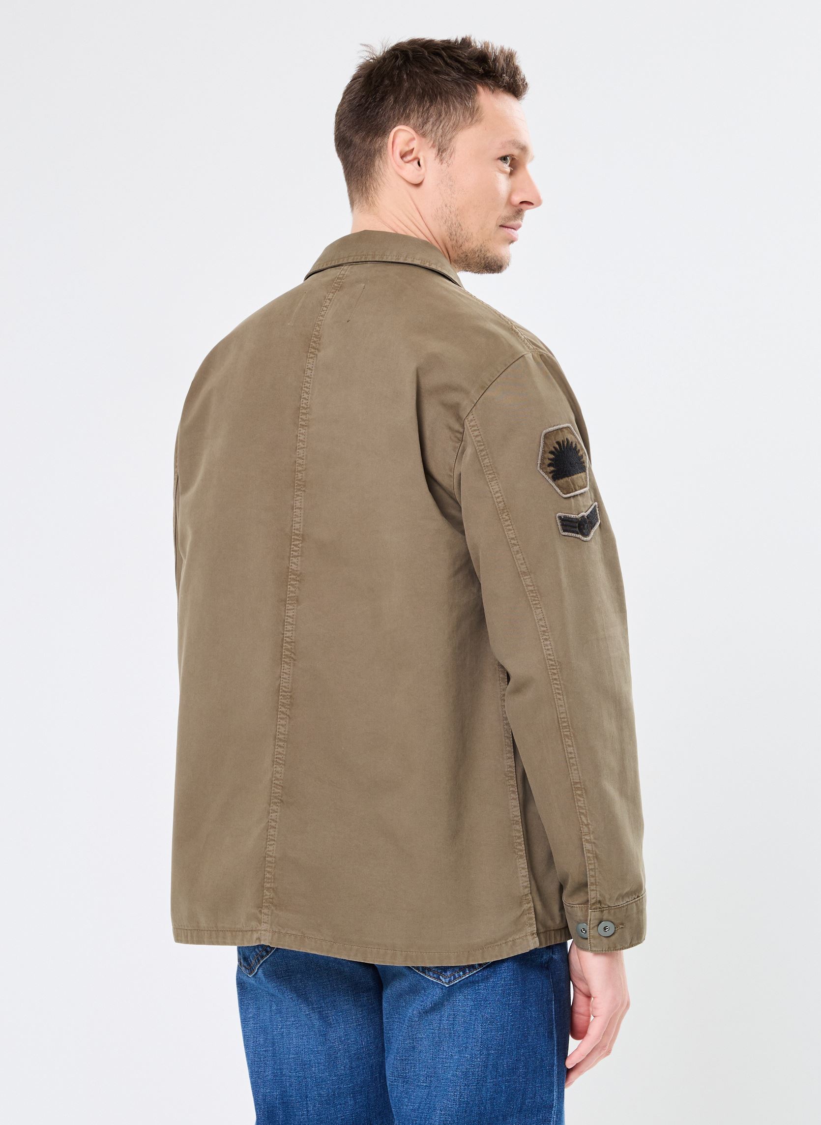 Vestes en jean blouson REGULAR homme vert Replay Vestes en jean blouson REGULAR homme vert PISTACHIO