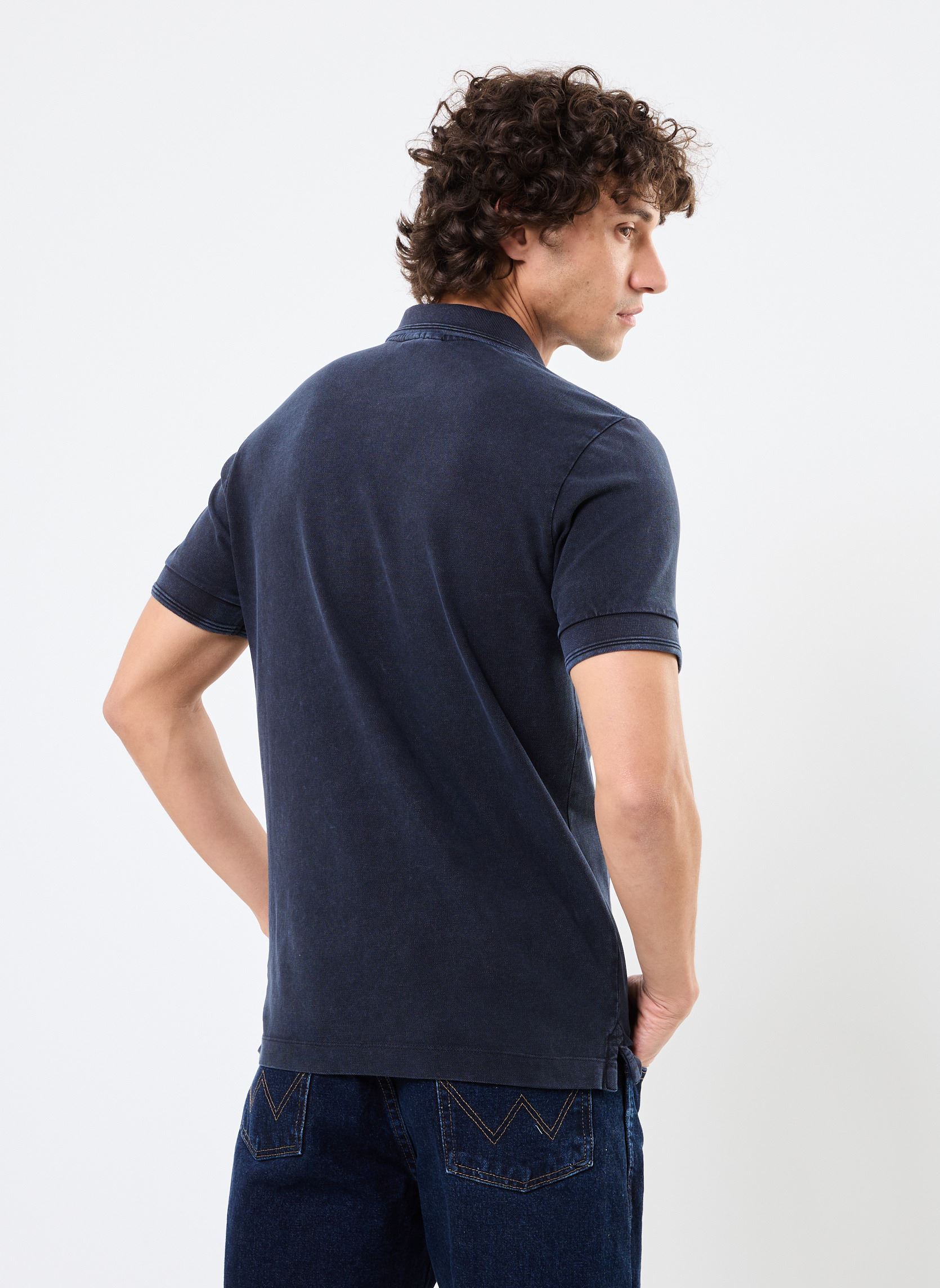 Kurzarm-Poloshirts Polo PIQUET REGULAR_SLIM herren schwarz Replay Kurzarm-Poloshirts Polo PIQUET REGULAR_SLIM herren schwarz BLACK DELAVÈ