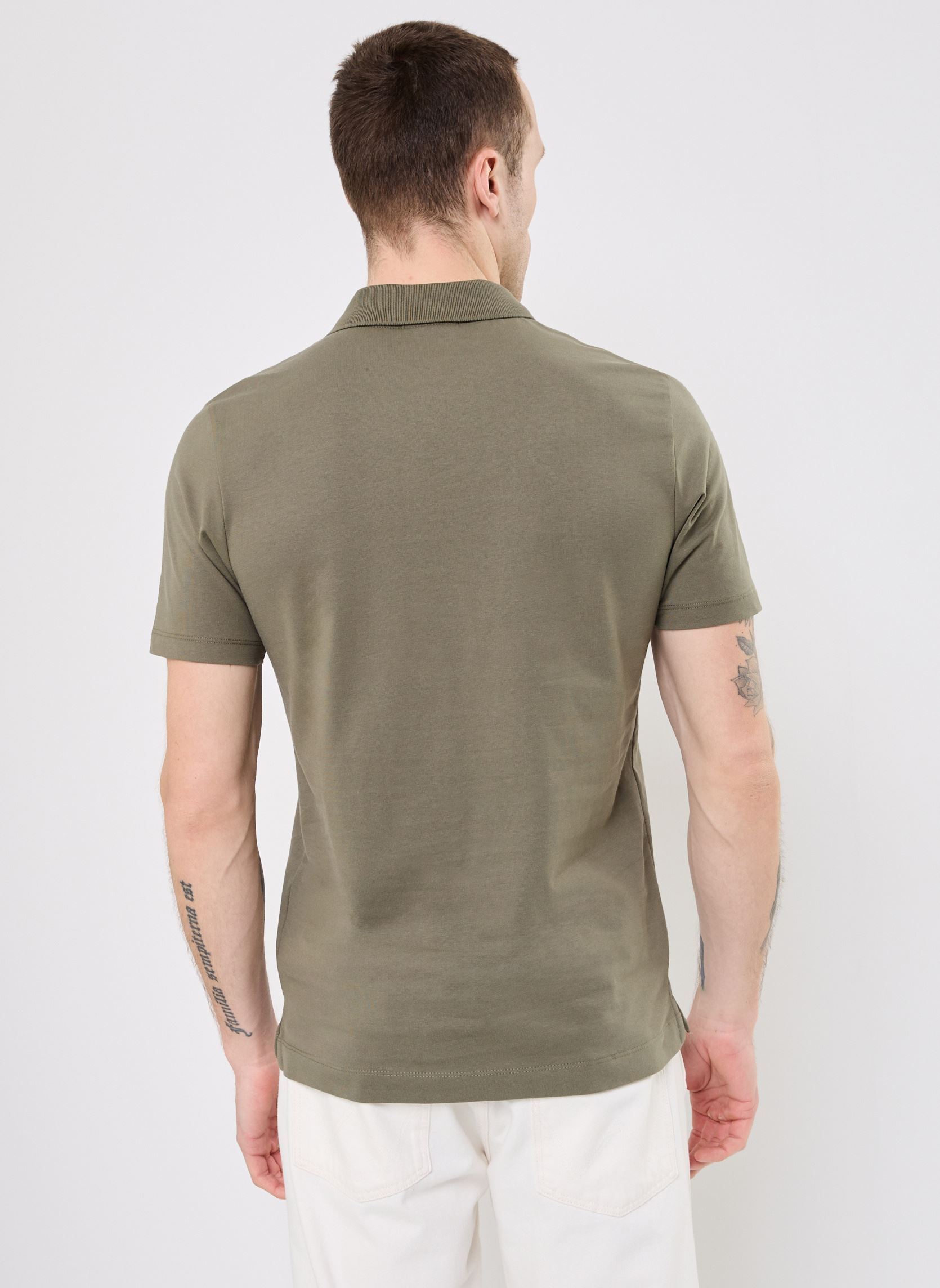 Polos manches courtes Polo JERSEY REGULAR_SLIM homme vert Replay Polos manches courtes Polo JERSEY REGULAR_SLIM homme vert SOFT MILITARY