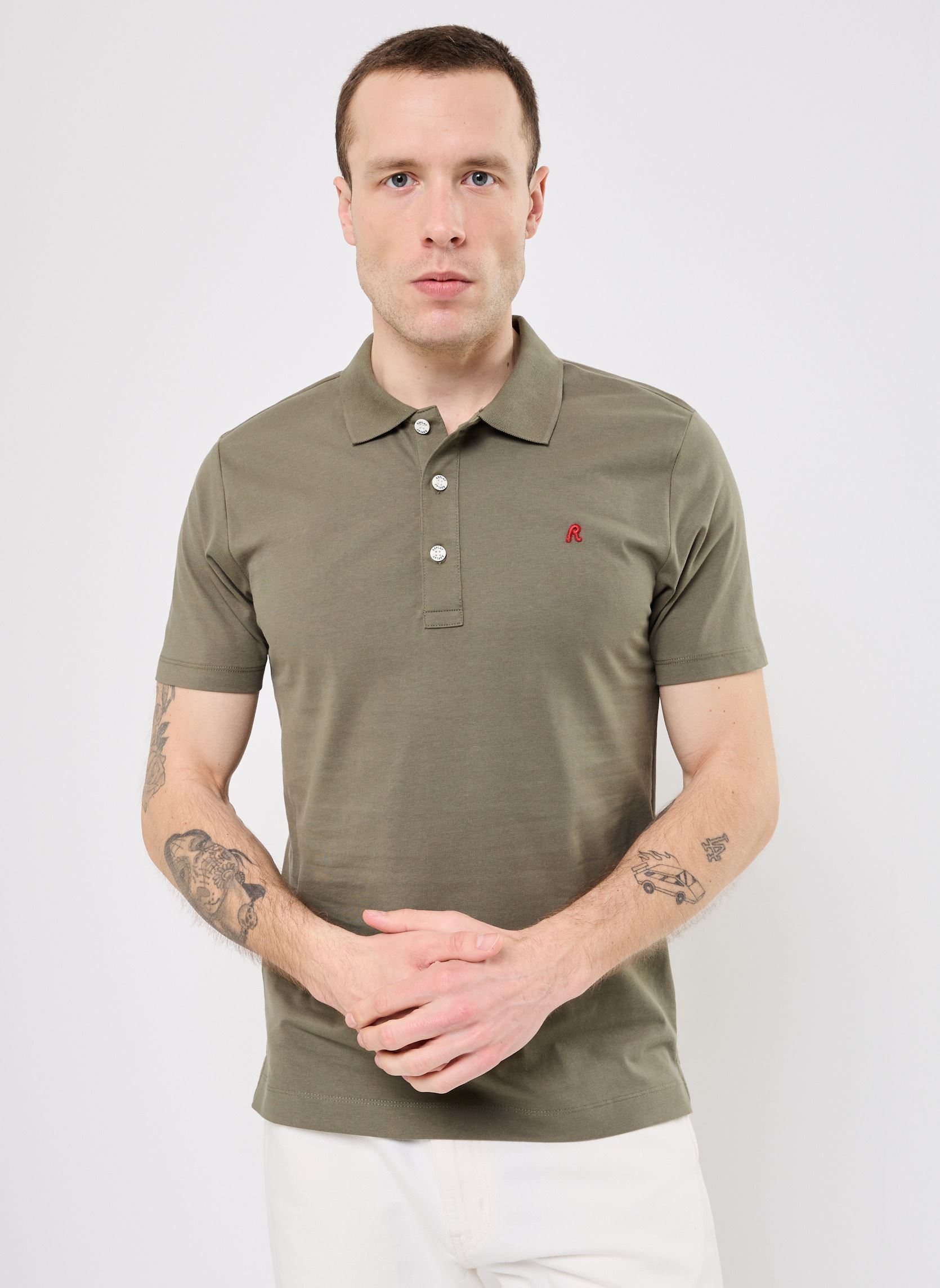 Vêtements Replay Polo JERSEY REGULAR SLIM pour Accessoires