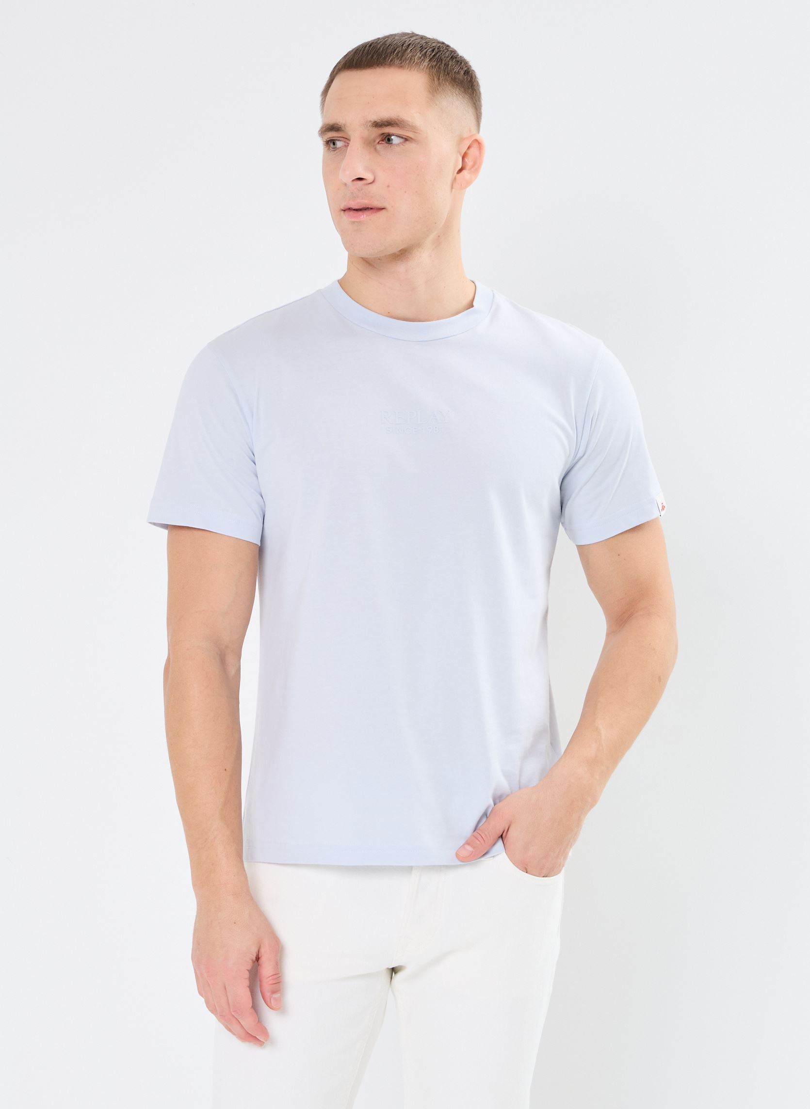 Vêtements Replay REGULAR T Shirt JERSEY pour Accessoires