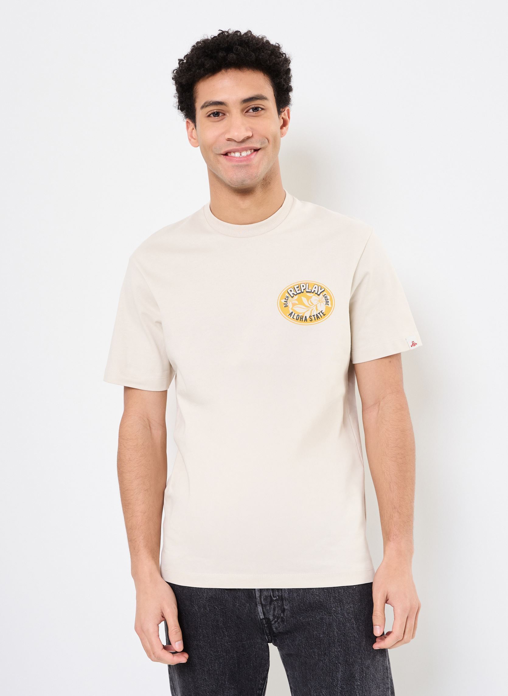 Vêtements Replay RELAXED T Shirt JERSEY pour Accessoires - vue 3