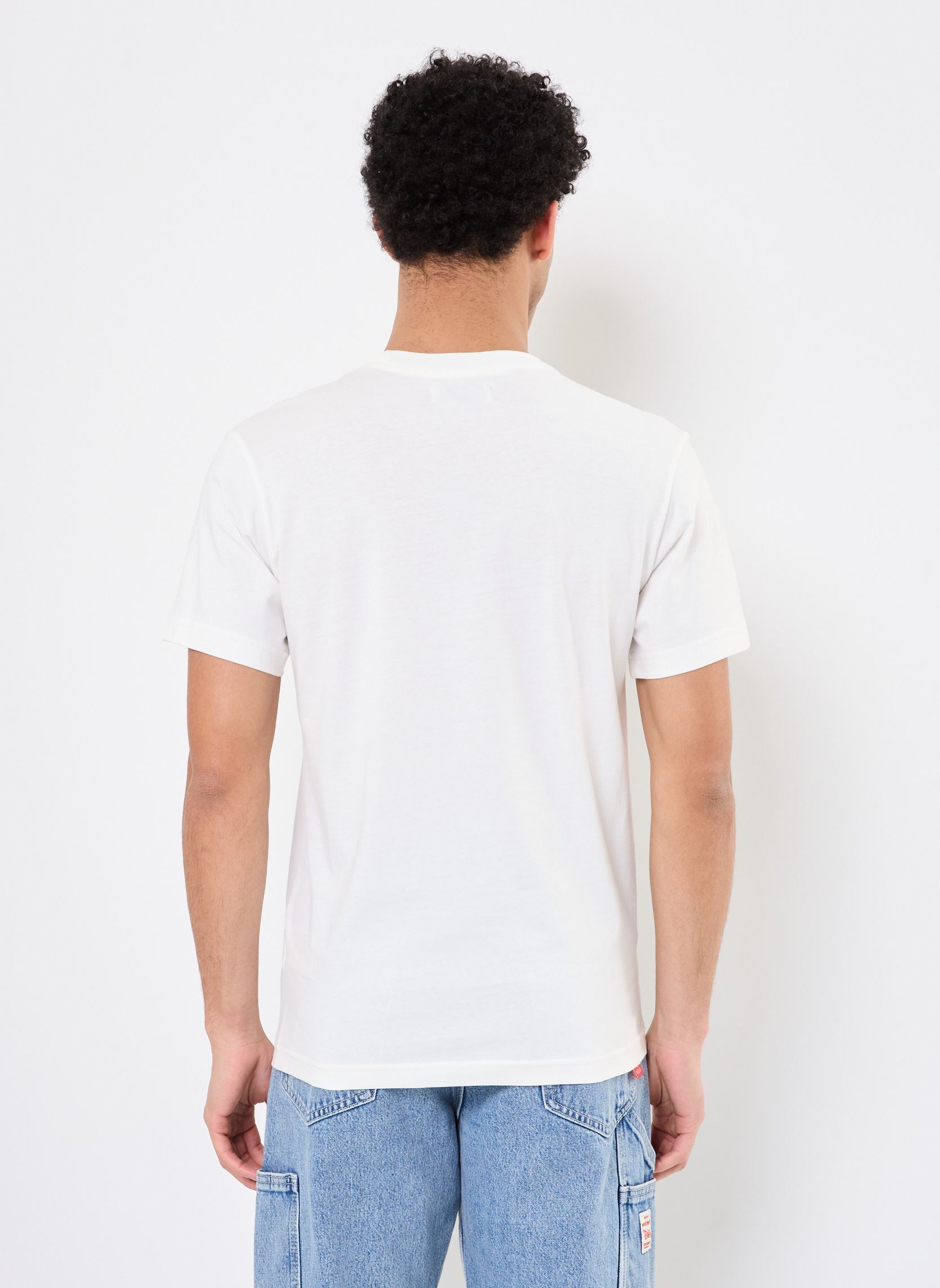 Tee-shirts manches courtes REGULAR T-Shirt JERSEY RED LOGO homme blanc Replay Tee-shirts manches courtes REGULAR T-Shirt JERSEY RED LOGO homme blanc NATURAL WHITE