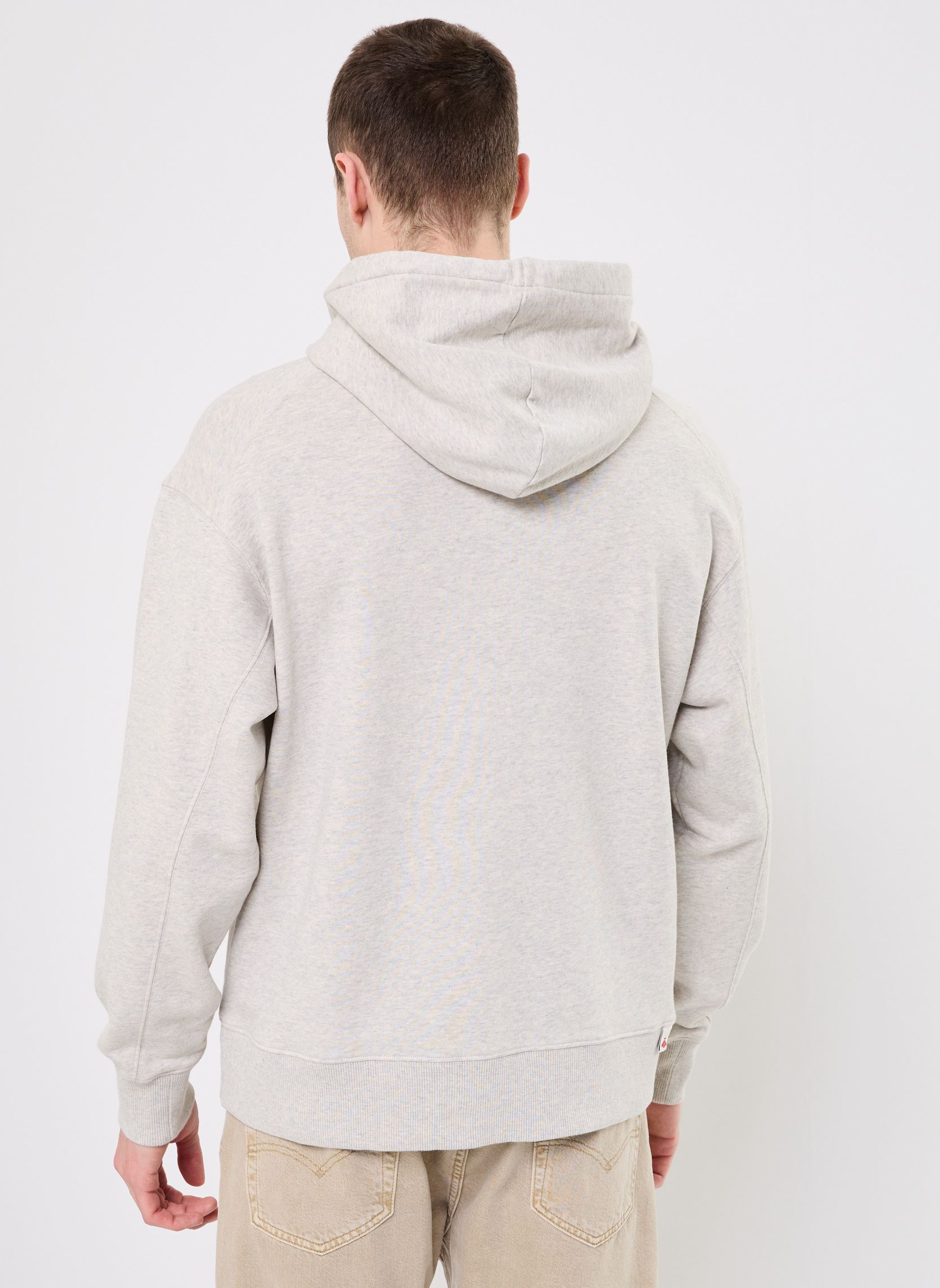 Kapuzenpullover sweat RELAXED herren grau Replay Kapuzenpullover sweat RELAXED herren grau LIGHT GREY MELANGE