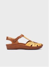 Sandales P. VALLARTA femme jaune