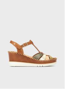 Sandales AGUADULCE femme marron