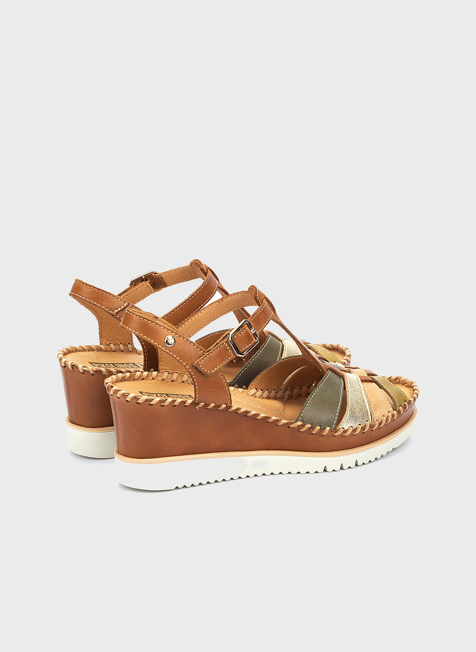 Sandales AGUADULCE femme marron Pikolinos Sandales AGUADULCE femme marron Cognac