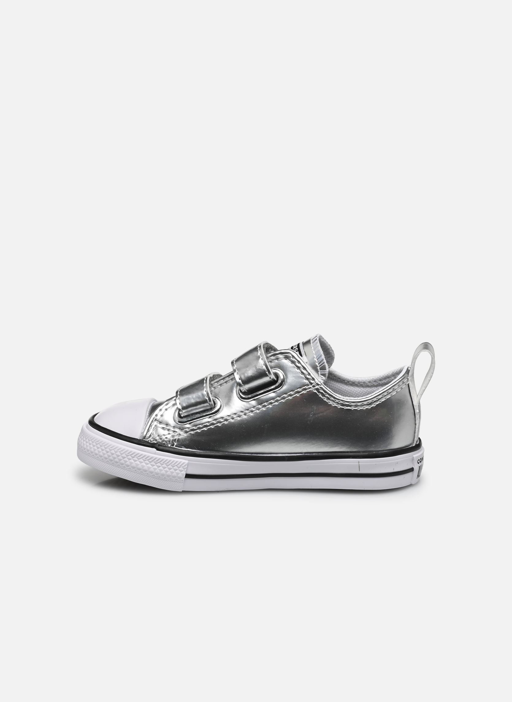 Sneaker Chuck Taylor All Star 2V Ox Shine silber Converse Sneaker Chuck Taylor All Star 2V Ox Shine silber Silver/White/Silver