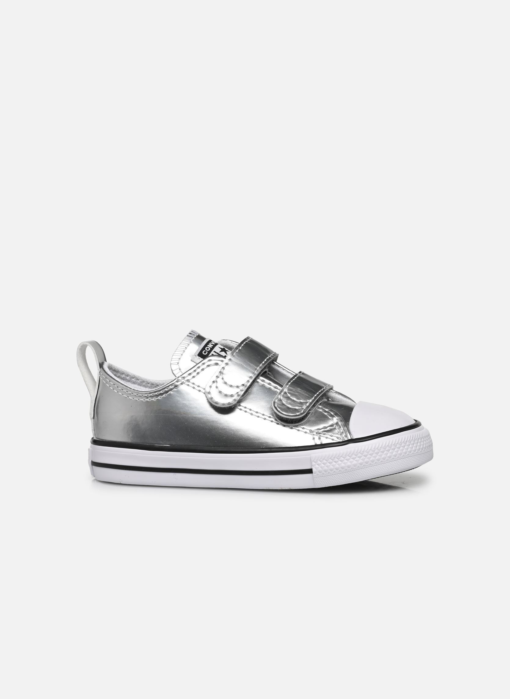 Sneaker Chuck Taylor All Star 2V Ox Shine silber Converse Sneaker Chuck Taylor All Star 2V Ox Shine silber Silver/White/Silver