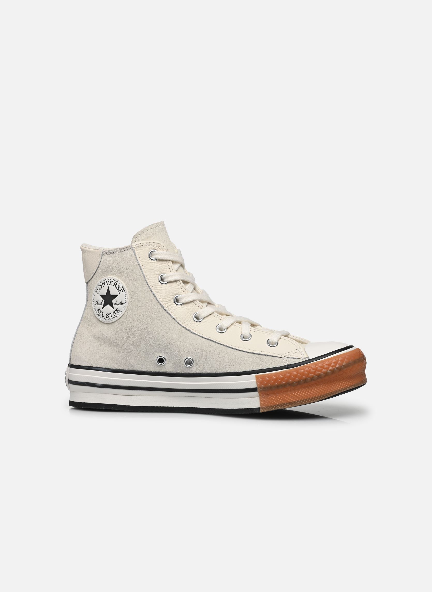 Baskets Chuck Taylor All Star Eva Lift Hi Suede fille blanc Converse Baskets Chuck Taylor All Star Eva Lift Hi Suede fille blanc EGRET/VINTAGE WHITE
