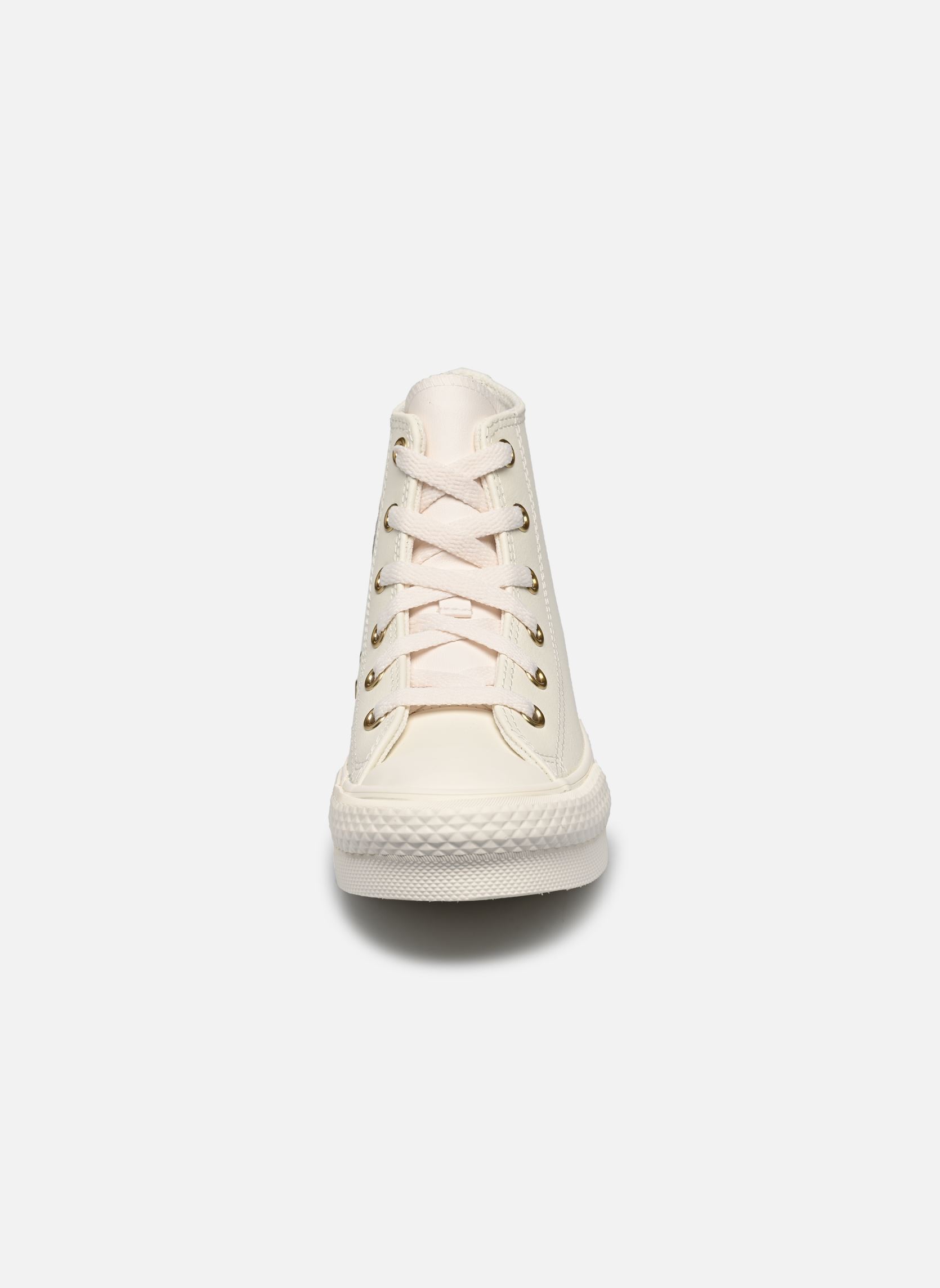 Baskets Chuck Taylor All Star Eva Lift Hi Leathe fille blanc Converse Baskets Chuck Taylor All Star Eva Lift Hi Leathe fille blanc Egret/Egret/Light Gold