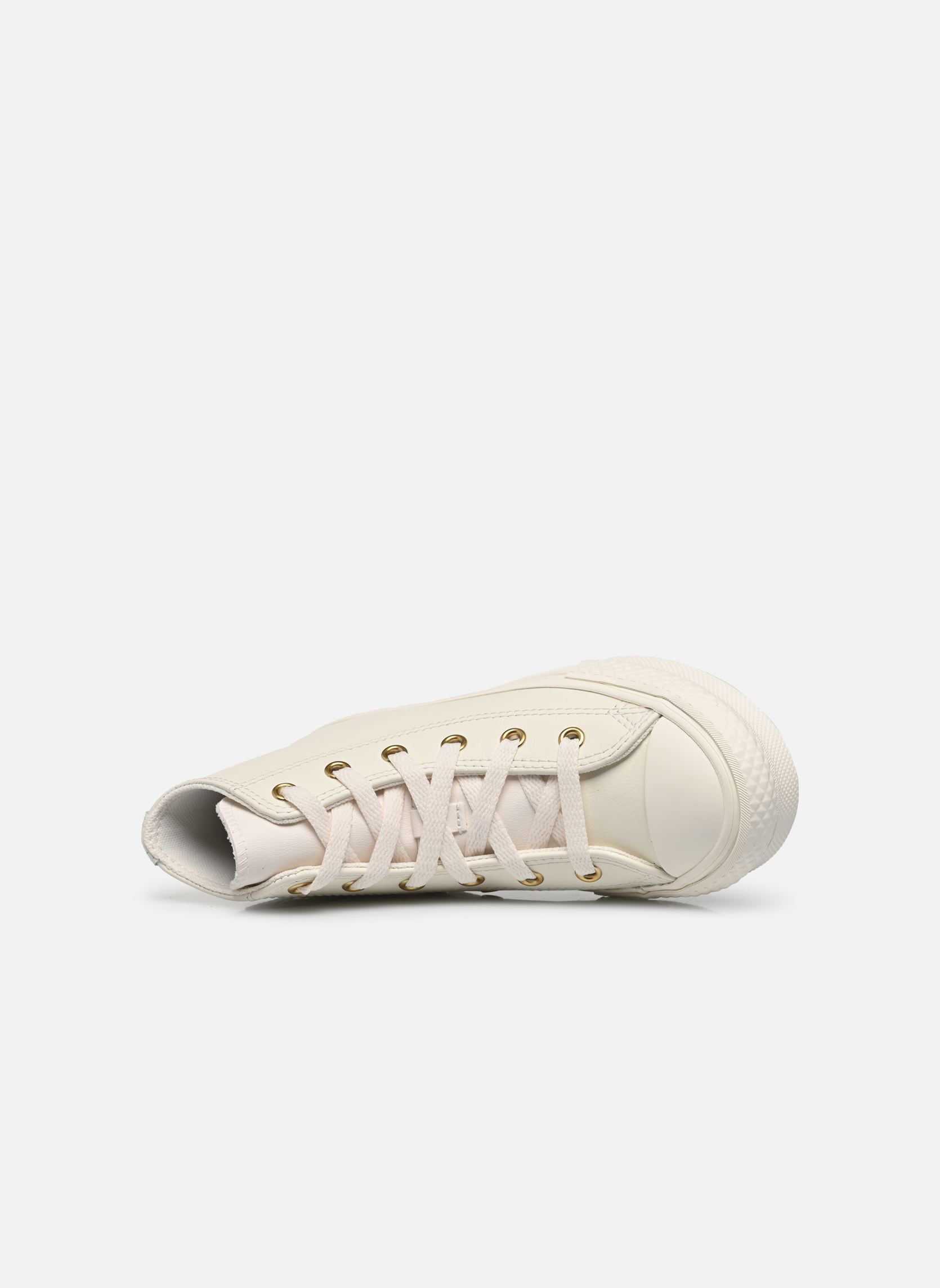 Baskets Chuck Taylor All Star Eva Lift Hi Leathe fille blanc Converse Baskets Chuck Taylor All Star Eva Lift Hi Leathe fille blanc Egret/Egret/Light Gold