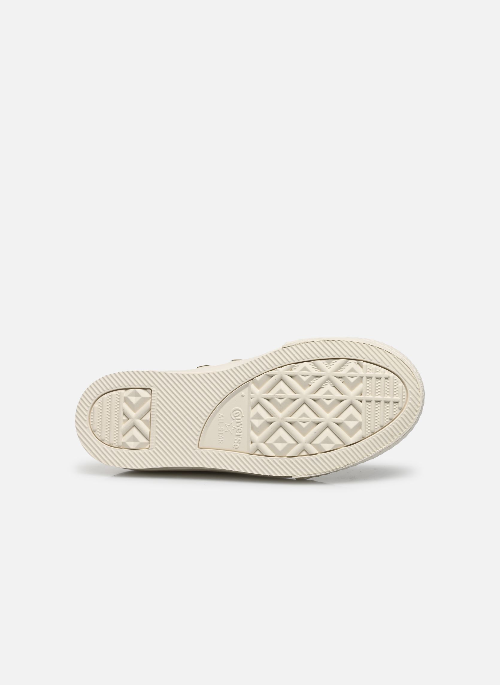 Baskets Chuck Taylor All Star Eva Lift Hi Leathe fille blanc Converse Baskets Chuck Taylor All Star Eva Lift Hi Leathe fille blanc Egret/Egret/Light Gold