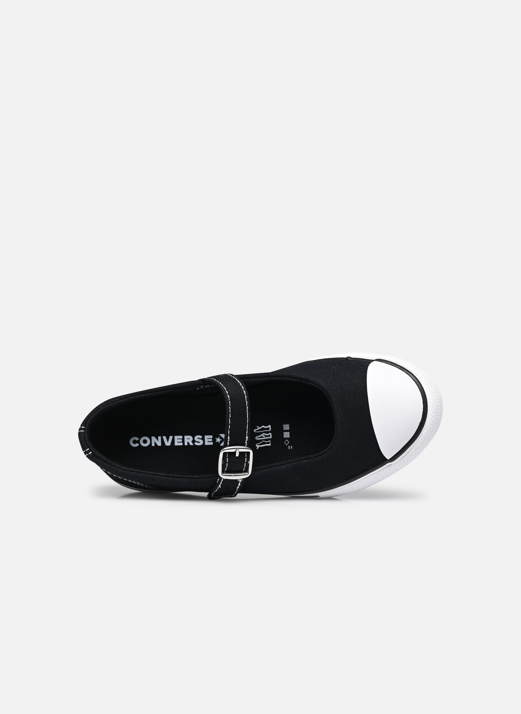 Ballerines Chuck Taylor All Star Dainty Mary Jane O fille noir Converse Ballerines Chuck Taylor All Star Dainty Mary Jane O fille noir Black/white