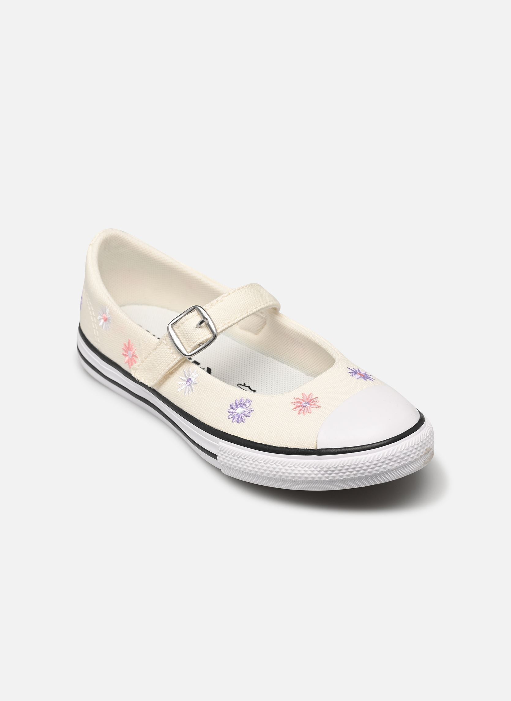 Ballerines Chuck Taylor All Star Dainty Mary Jane O fille blanc Converse Ballerines Chuck Taylor All Star Dainty Mary Jane O fille blanc Egret/White