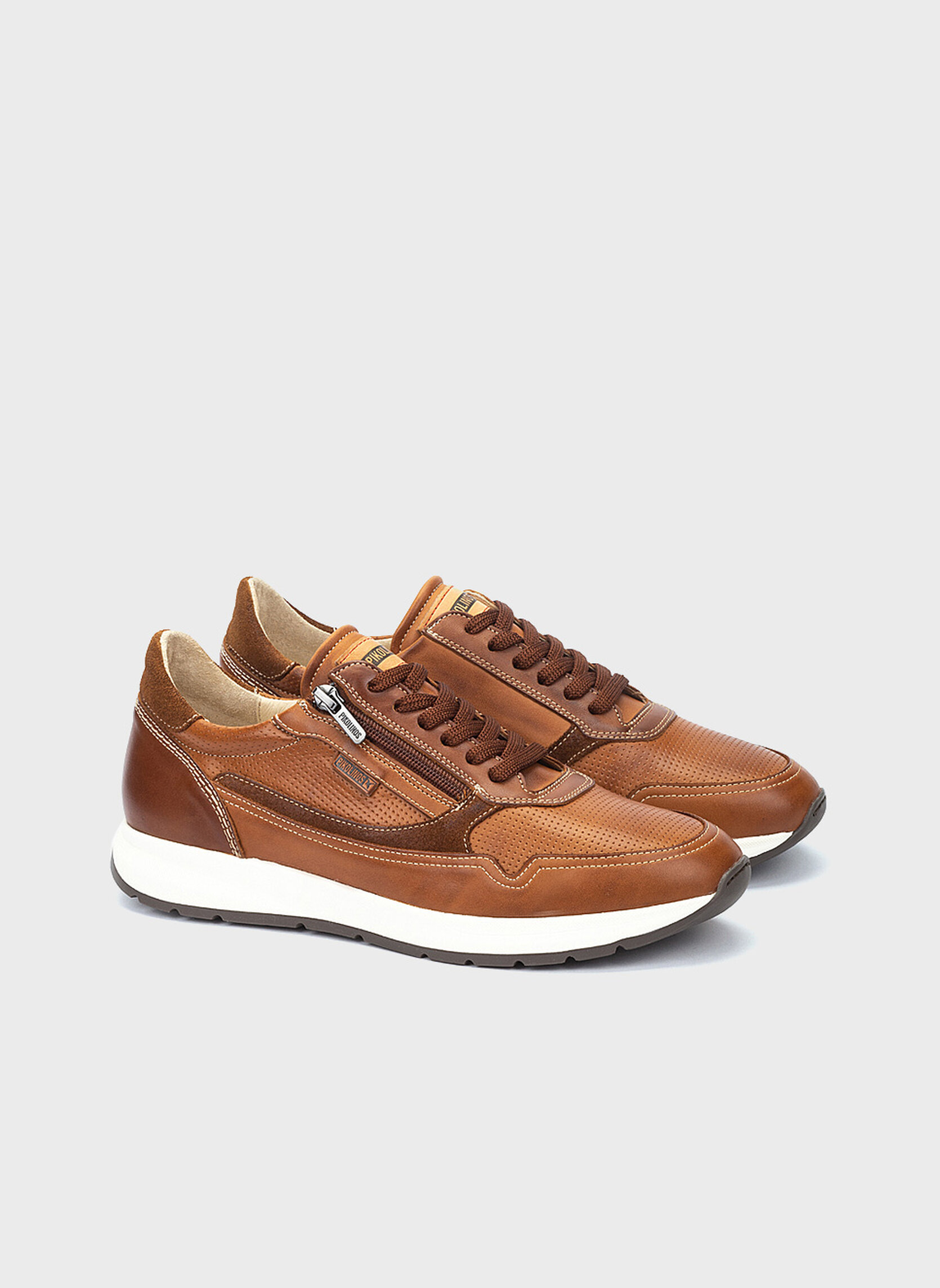 Baskets basses GETAFE homme marron Pikolinos Baskets basses GETAFE homme marron Cognac