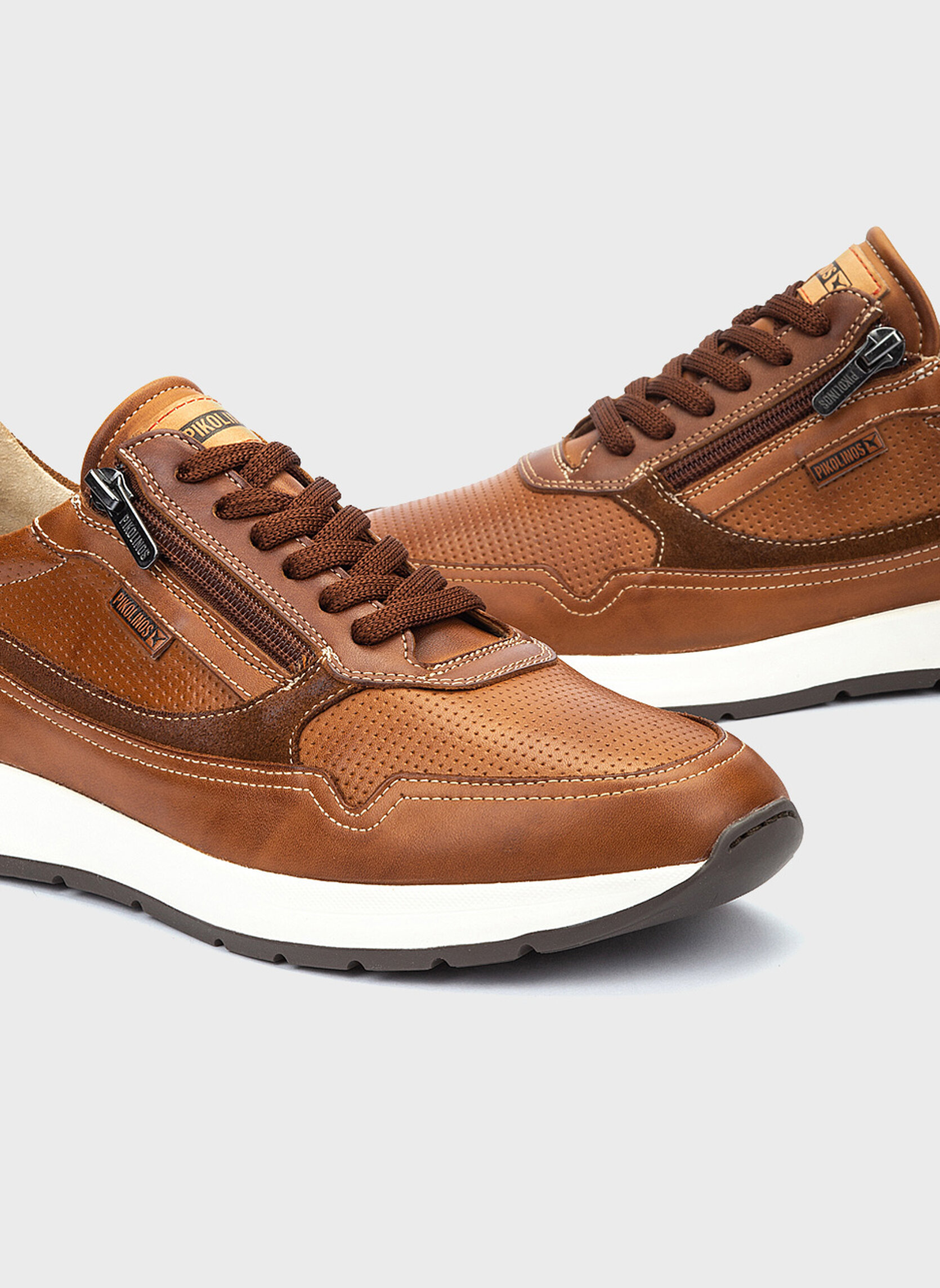 Baskets basses GETAFE homme marron Pikolinos Baskets basses GETAFE homme marron Cognac