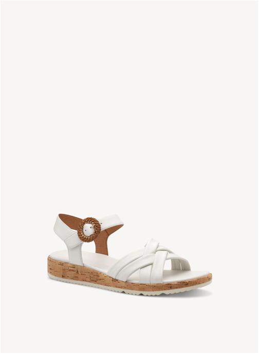 Tamaris Sandales 1-28129-44 femme blanc
