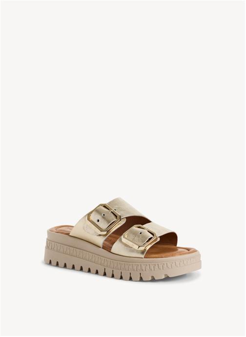 Tamaris Mules 1-27202-44 femme or et bronze