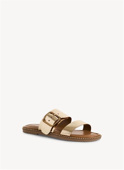 Tamaris Mules 1-27128-44 femme or et bronze