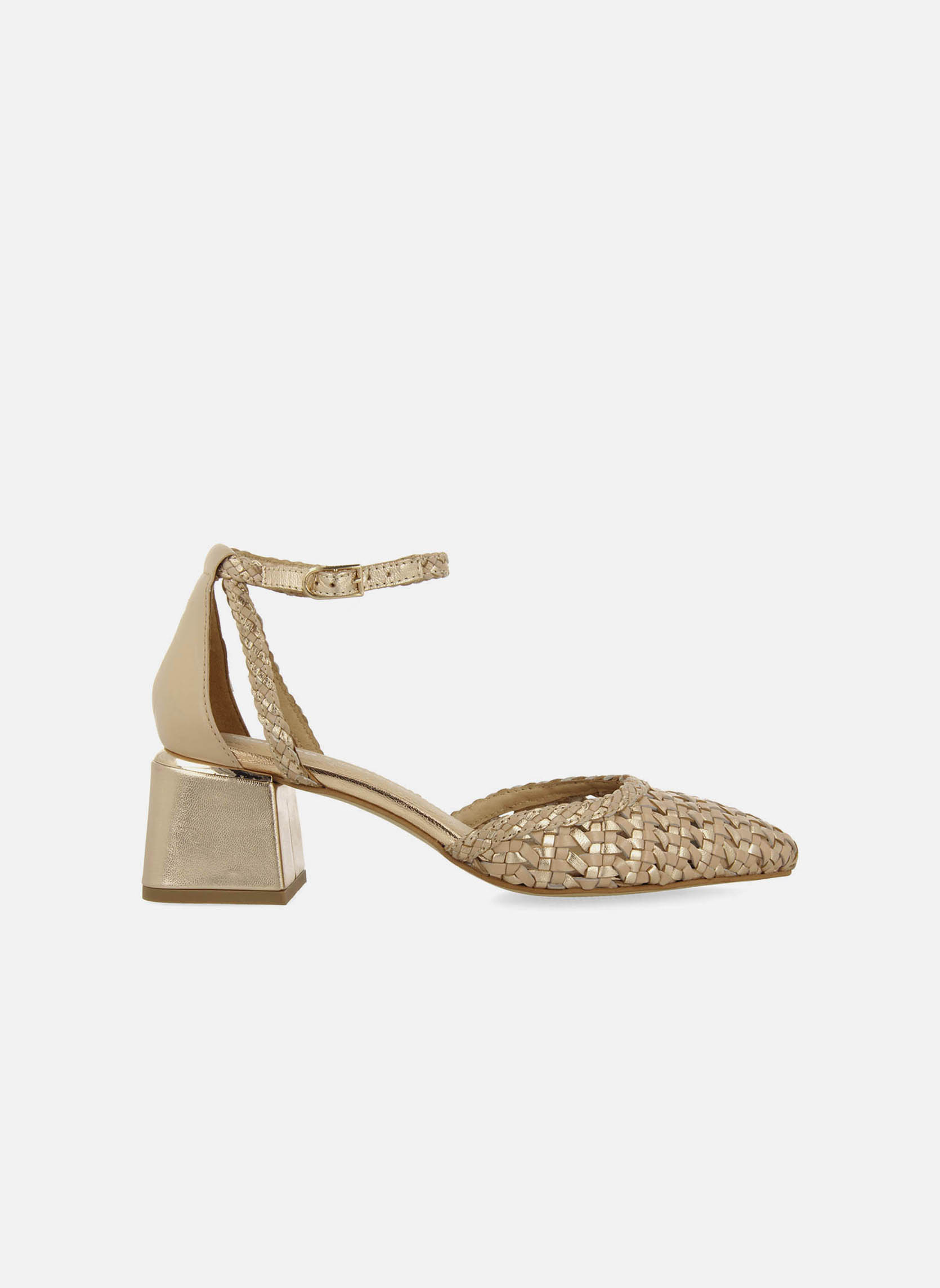 Chaussures Femme Tressées Escarpins En Cuir Tressé SARKAD - Talon Chaussures Femme Tressées Escarpins En Cuir Tressé SARKAD - Talon