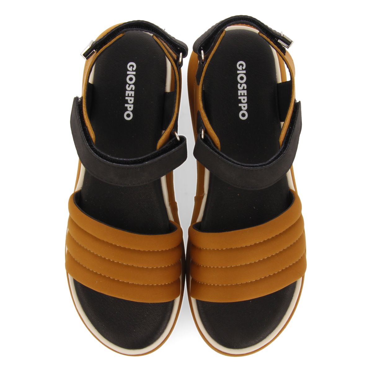 Sandalias Gioseppo Niña Piel Nude Con Cristales (Doble Cierre