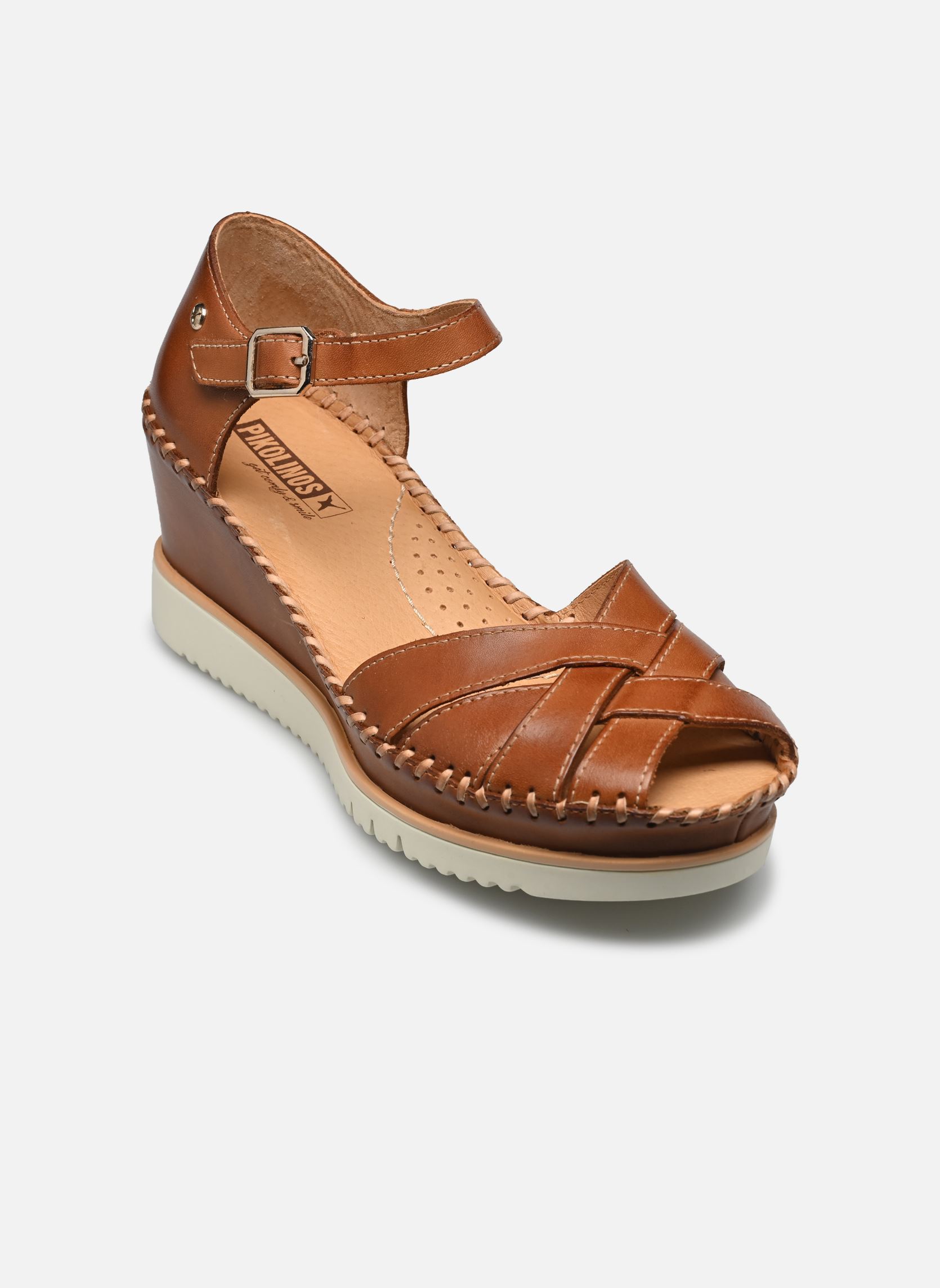 Sandali con zeppa e plateau AGUADULCE W3Z-1840 donna marrone Pikolinos Sandali con zeppa e plateau AGUADULCE W3Z-1840 donna marrone BRANDY