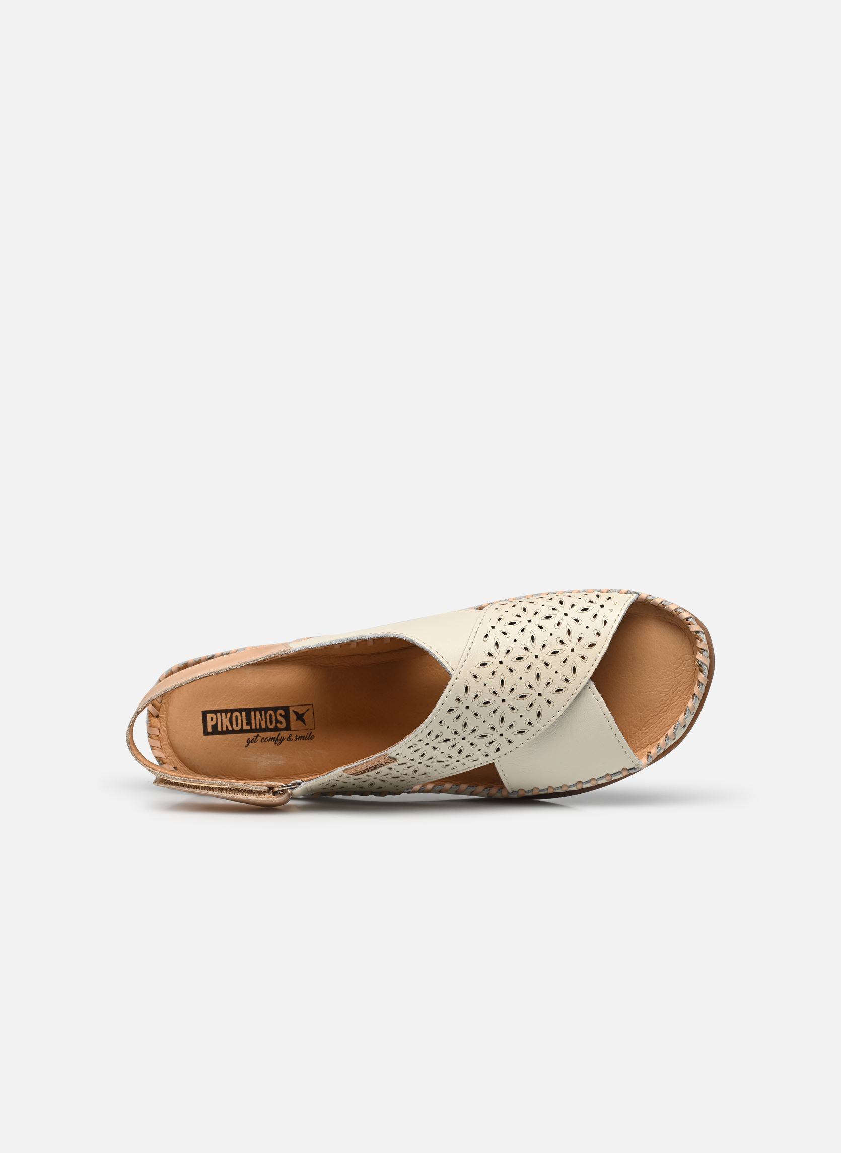 Keil- und Plateausandalen CADAQUES W8K-0848 damen weiß Pikolinos Keil- und Plateausandalen CADAQUES W8K-0848 damen weiß NATA