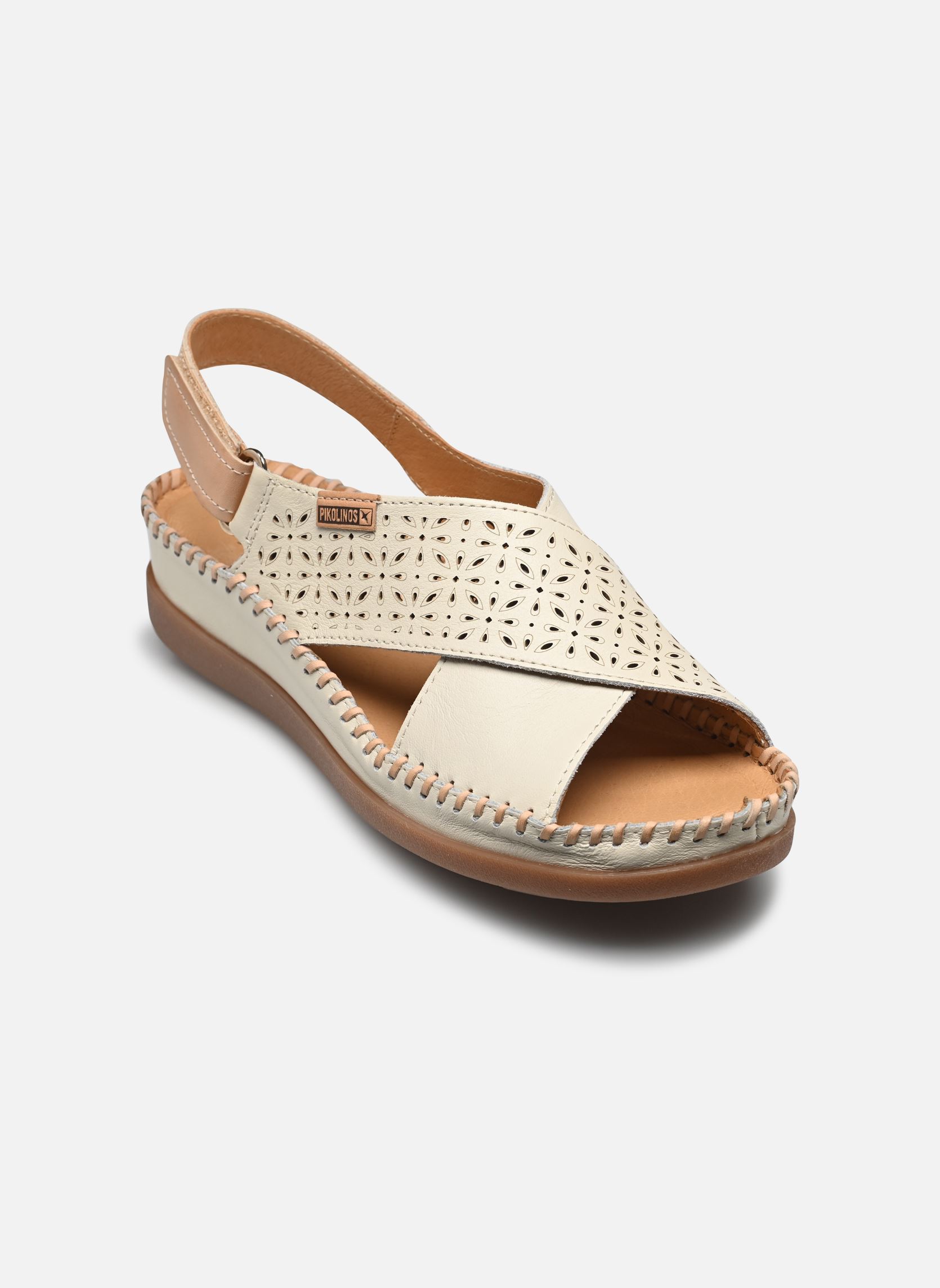Keil- und Plateausandalen CADAQUES W8K-0848 damen weiß Pikolinos Keil- und Plateausandalen CADAQUES W8K-0848 damen weiß NATA