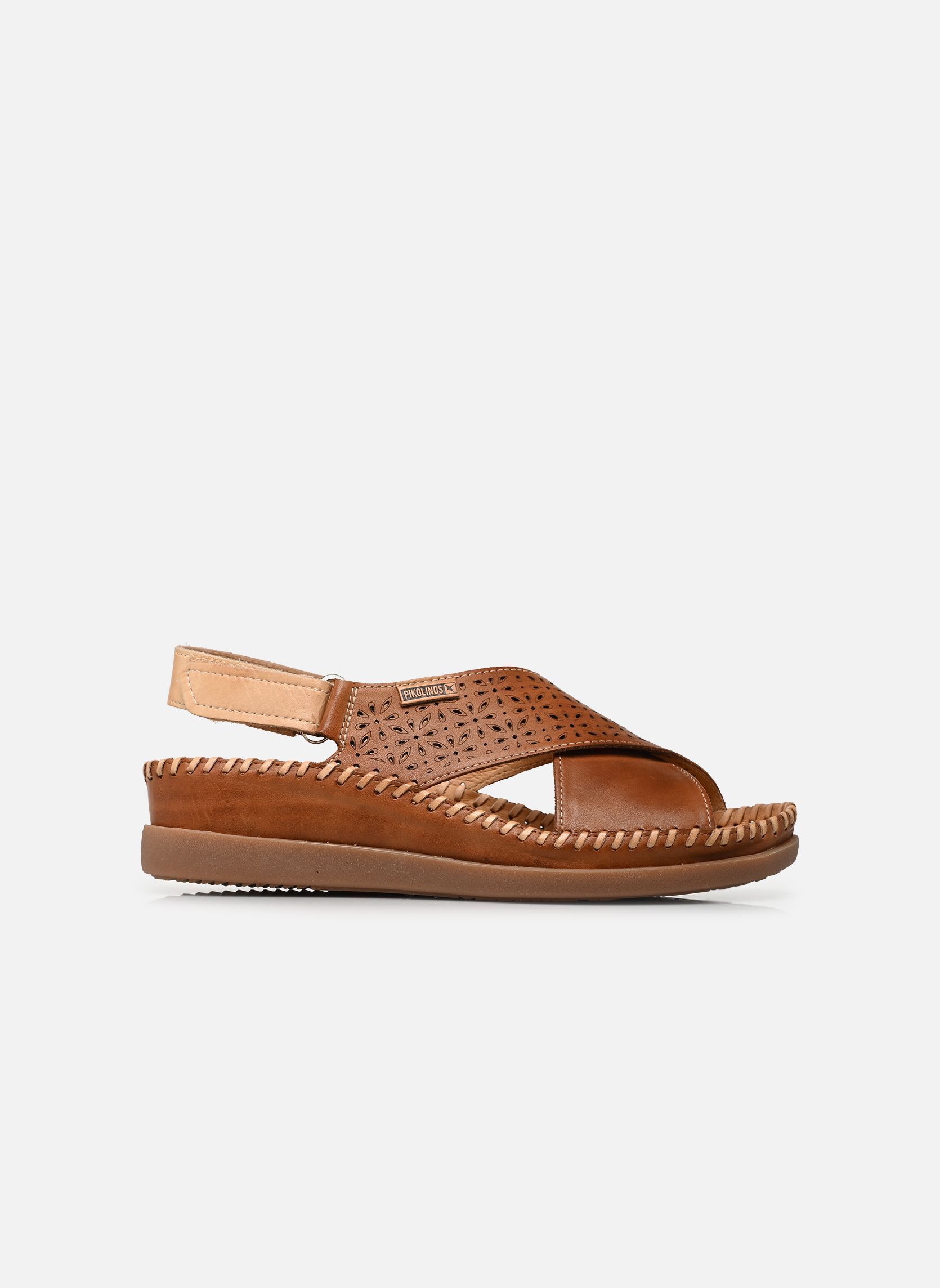 Sandalen met sleehak en plateau CADAQUES W8K-0848 dames bruin Pikolinos Sandalen met sleehak en plateau CADAQUES W8K-0848 dames bruin BRANDY