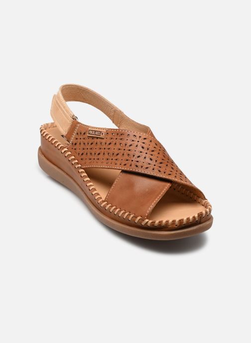 Pikolinos Sandales compensées et plateformes CADAQUES W8K-0848 femme marron