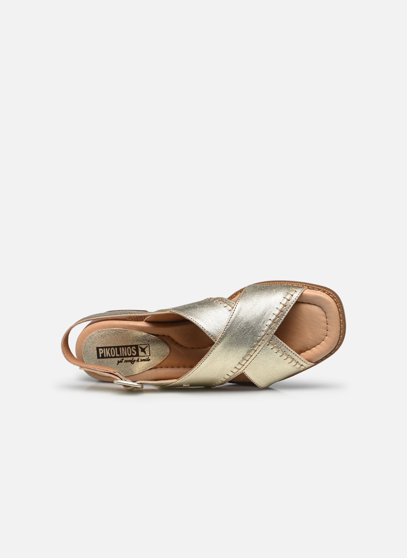 Sandalen OLIVA W2G-1580CL dames goud en brons Pikolinos Sandalen OLIVA W2G-1580CL dames goud en brons CARRARA