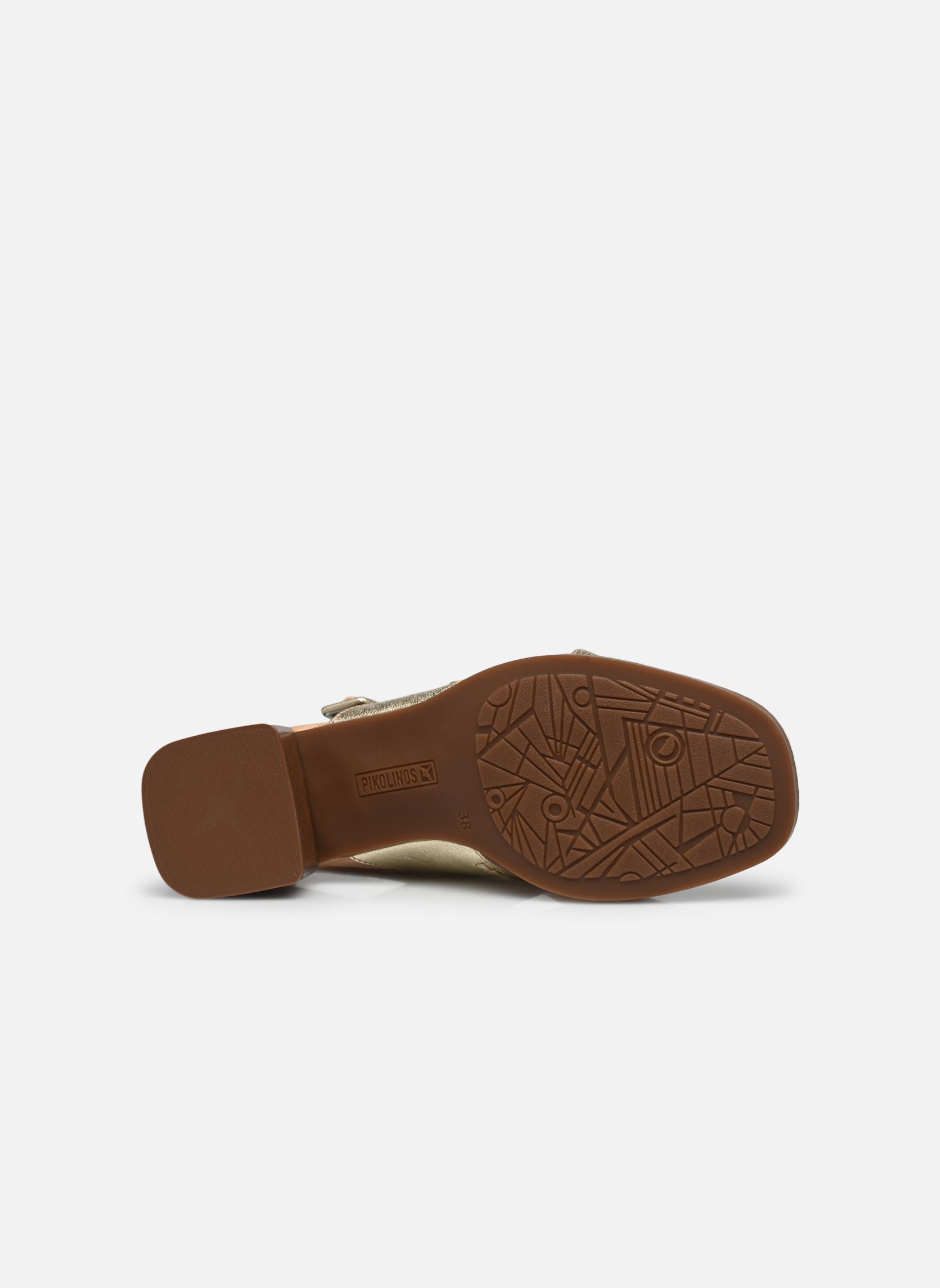Sandalen OLIVA W2G-1580CL dames goud en brons Pikolinos Sandalen OLIVA W2G-1580CL dames goud en brons CARRARA