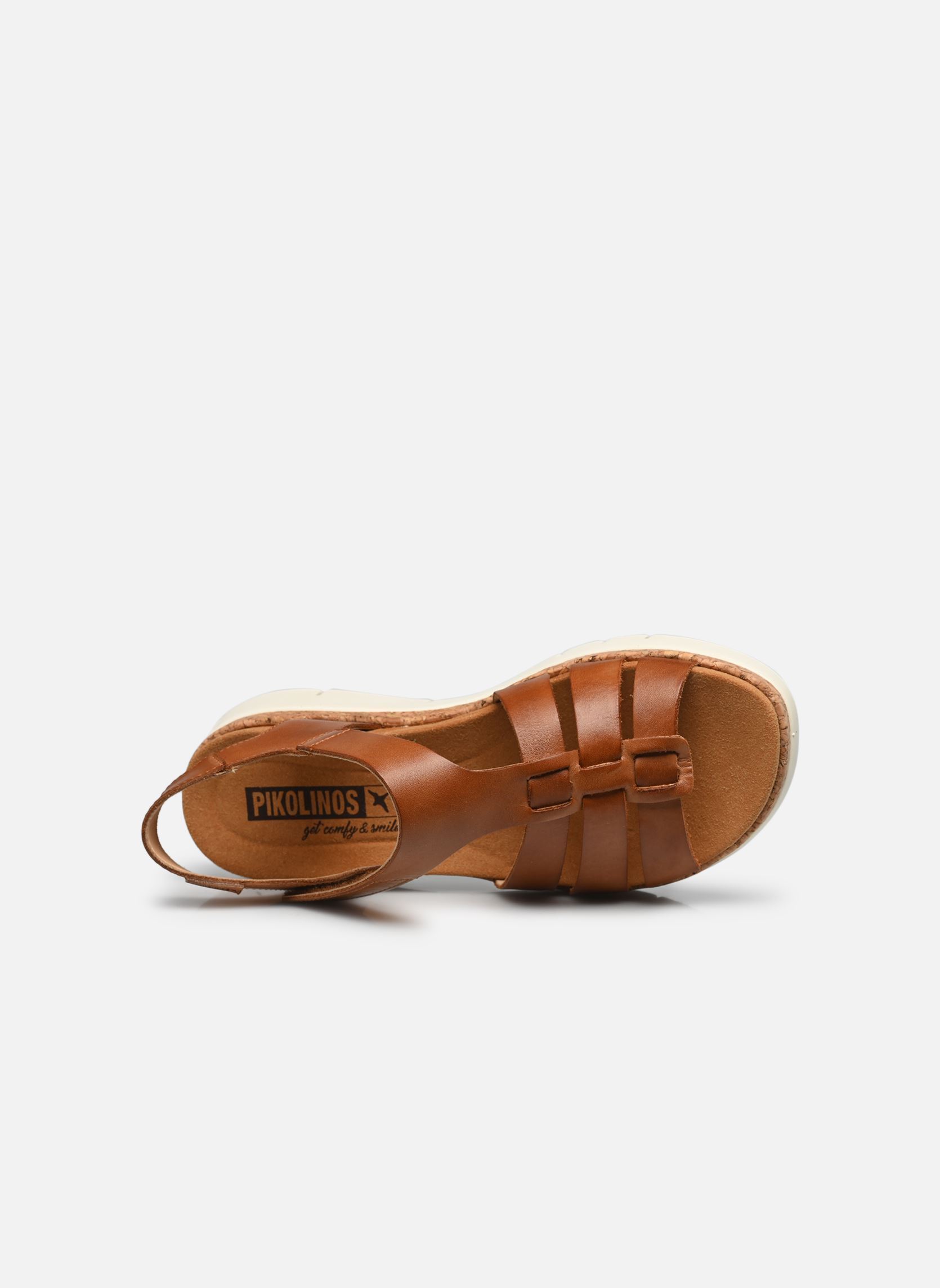 Sandales compensées et plateformes PALMA W4N-0754 femme marron Pikolinos Sandales compensées et plateformes PALMA W4N-0754 femme marron BRANDY