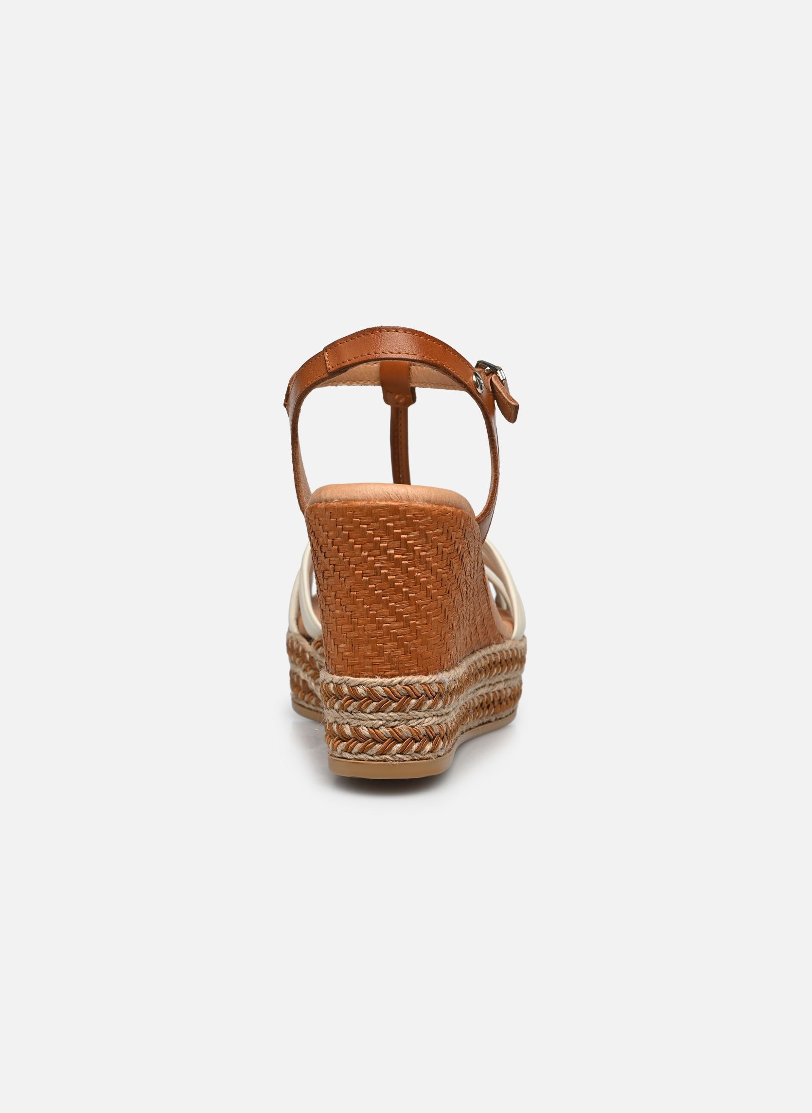 Sandalen met sleehak en plateau RONDA W7W-1833C1 dames wit Pikolinos Sandalen met sleehak en plateau RONDA W7W-1833C1 dames wit NATA
