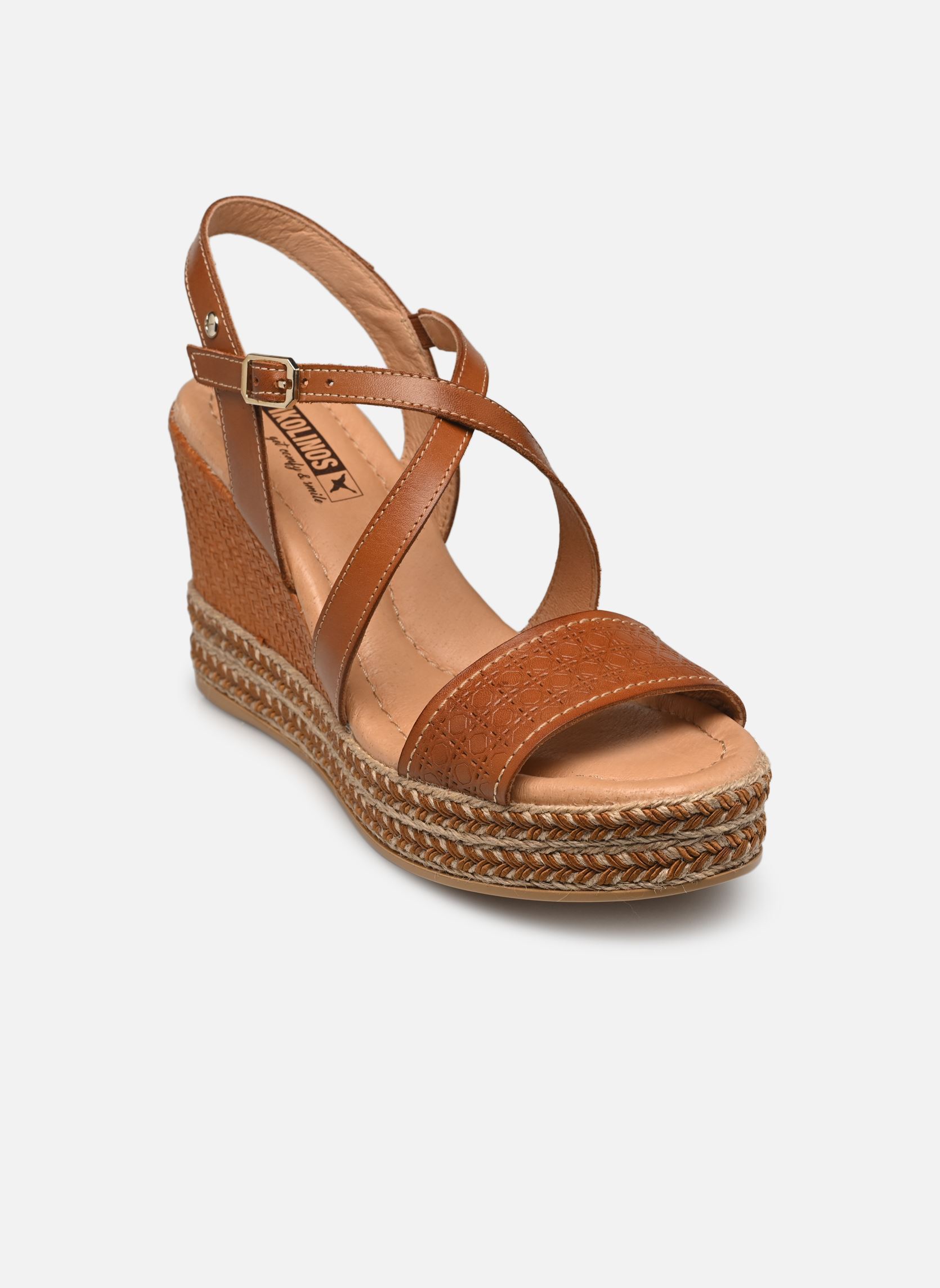 Sandales compensées et plateformes RONDA W7W-1834 femme marron Pikolinos Sandales compensées et plateformes RONDA W7W-1834 femme marron BRANDY