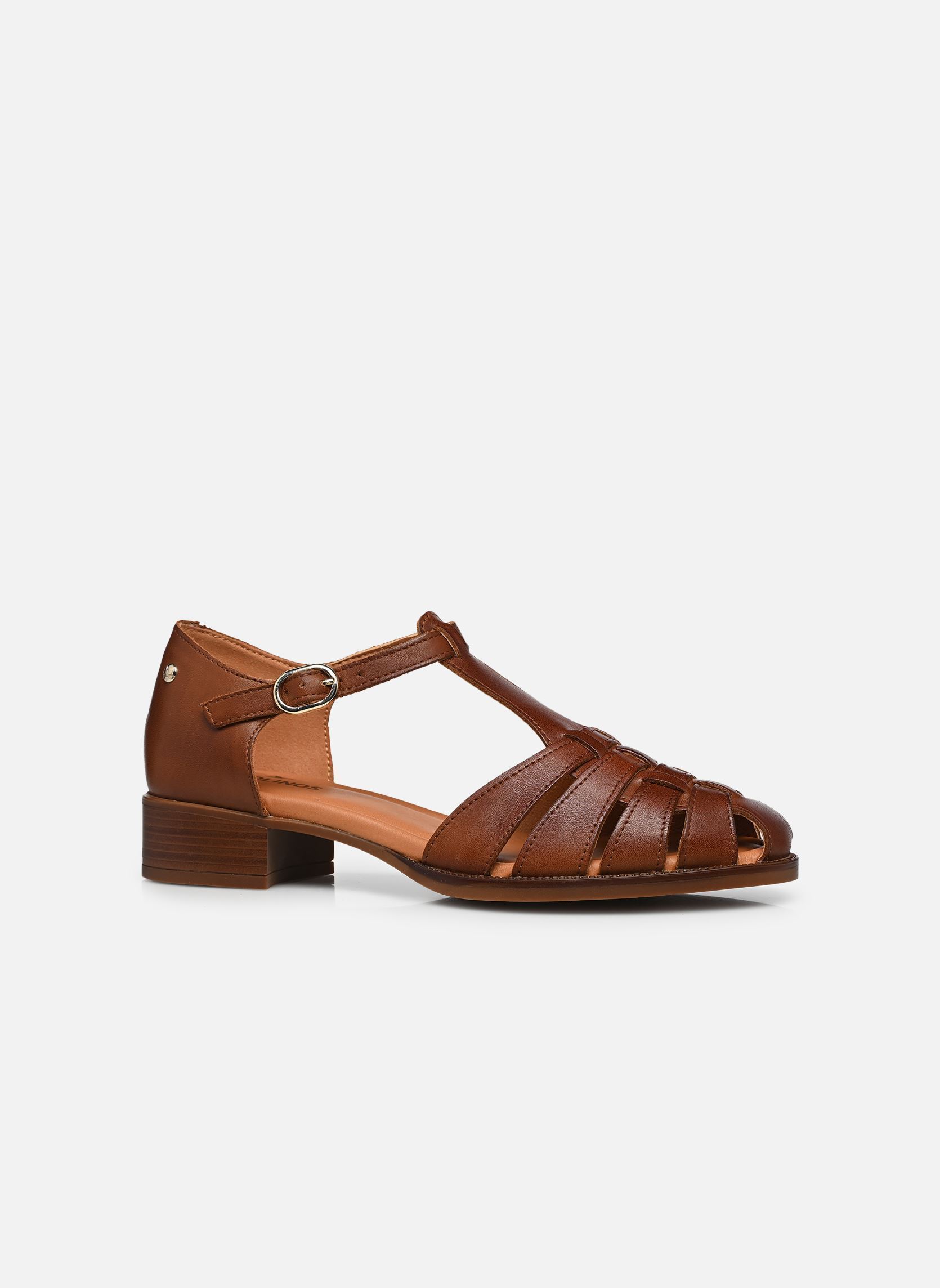 Platte sandalen VALENCIA W7D-1835 dames bruin Pikolinos Platte sandalen VALENCIA W7D-1835 dames bruin CUERO