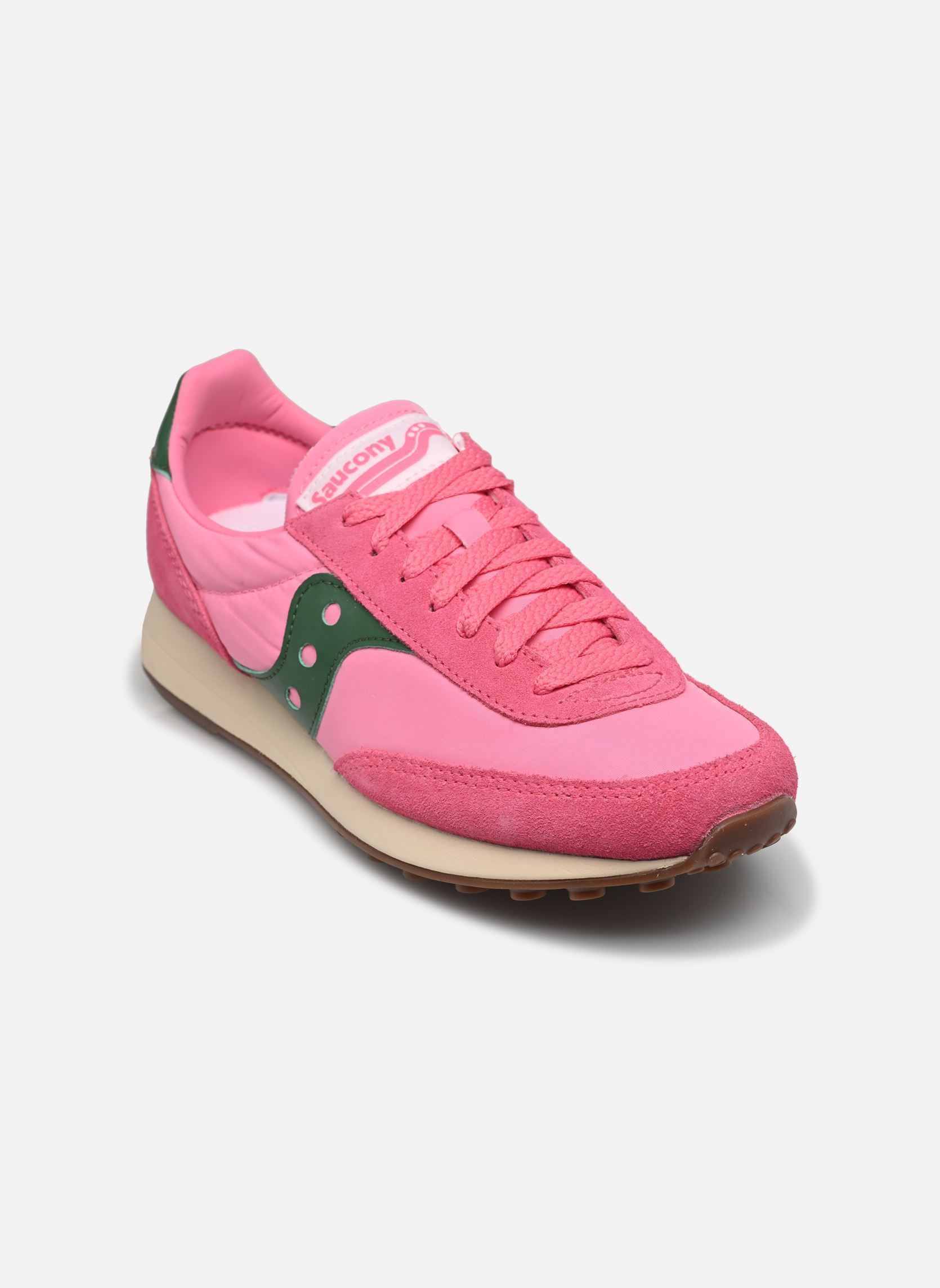 Baskets de sport TRAINER 80 femme rose Saucony Baskets de sport TRAINER 80 femme rose PINK/FOREST