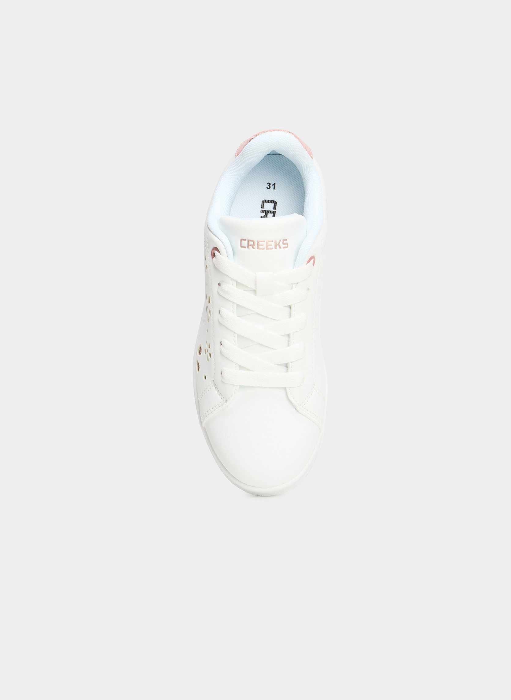 Baskets basses TAGLIA_S_PF_TE_251 fille blanc CREEKS Baskets basses TAGLIA_S_PF_TE_251 fille blanc Blanc