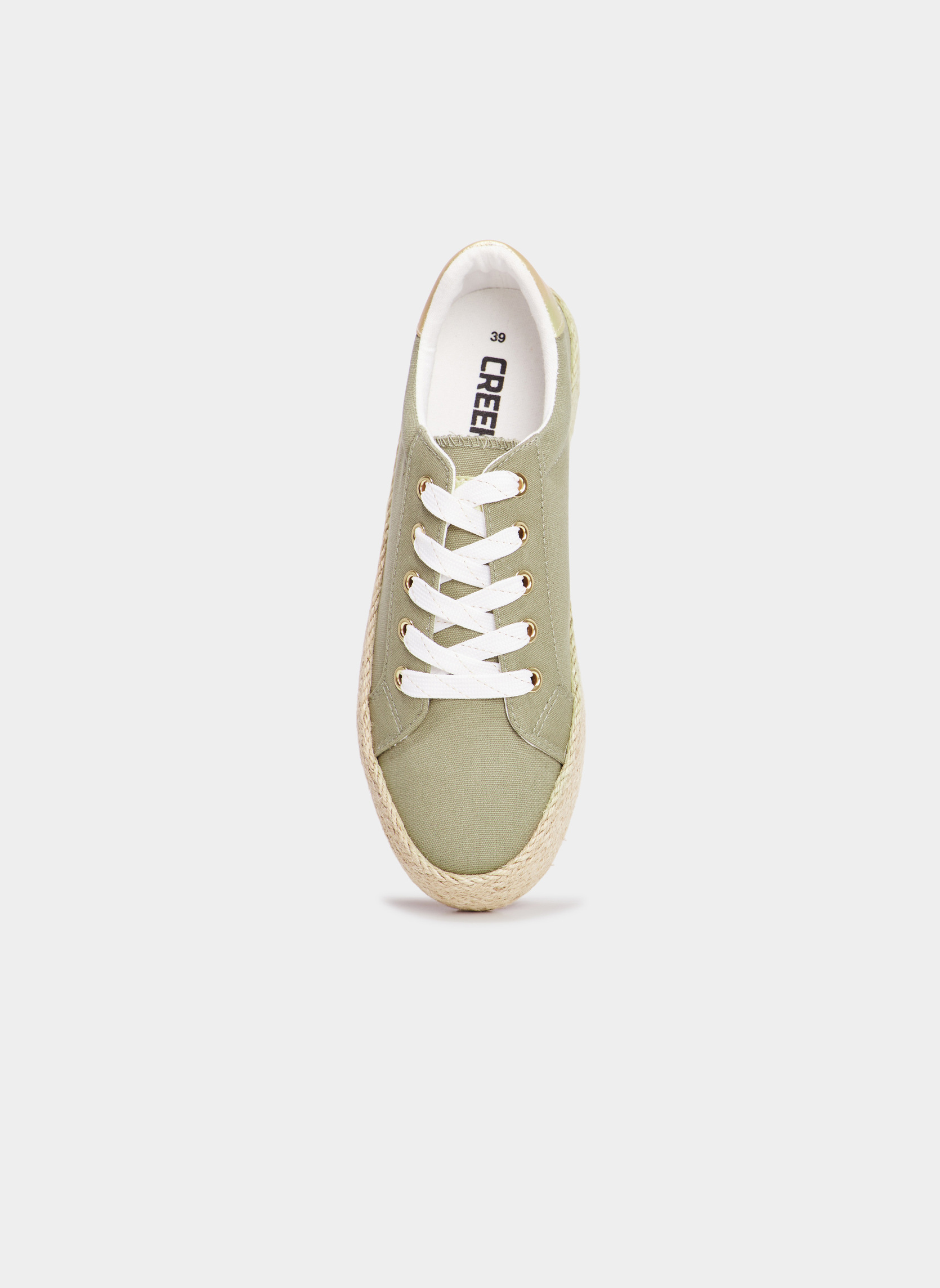 Baskets basses TOURCA_S_F_TB_2_251 femme vert CREEKS Baskets basses TOURCA_S_F_TB_2_251 femme vert Kaki