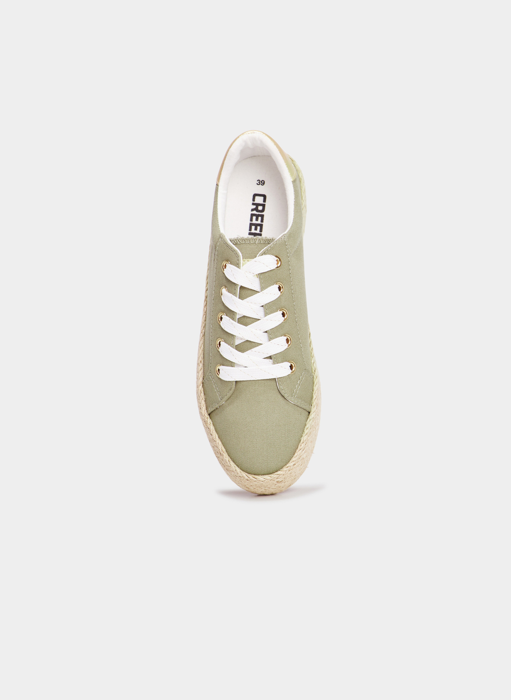 Baskets basses TOURCA_S_F_TB_2_251 femme vert CREEKS Baskets basses TOURCA_S_F_TB_2_251 femme vert Kaki
