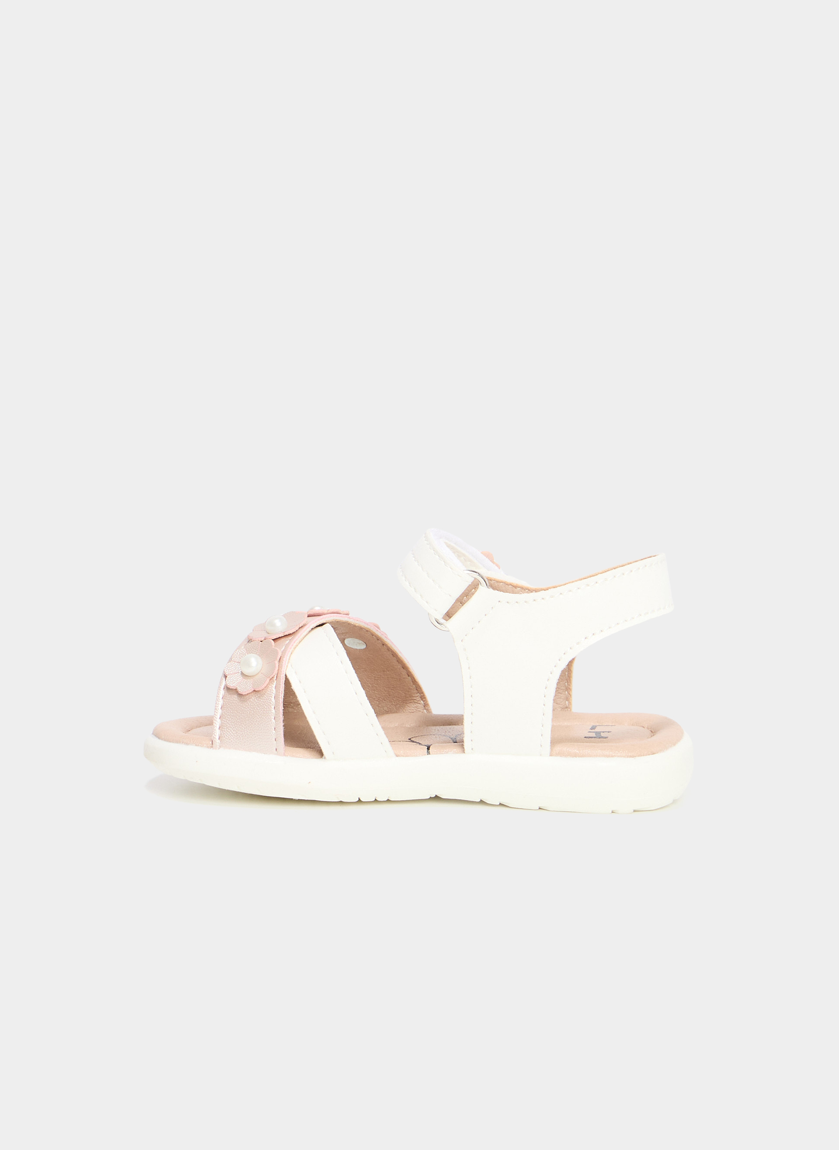 Sandales PFLO_S_BBF_SAND_251 fille blanc CREEKS Sandales PFLO_S_BBF_SAND_251 fille blanc Blanc