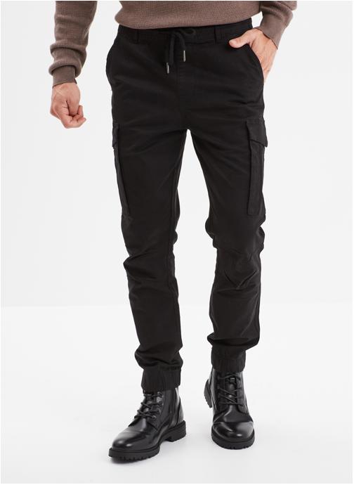 LIBERTO Pantalons droits Pantalon - LIB1_JOGCARGO homme noir