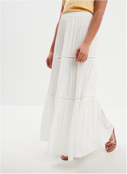 LIBERTO Jupes mi-longues Jupe - MIS3_JBOHEME femme blanc