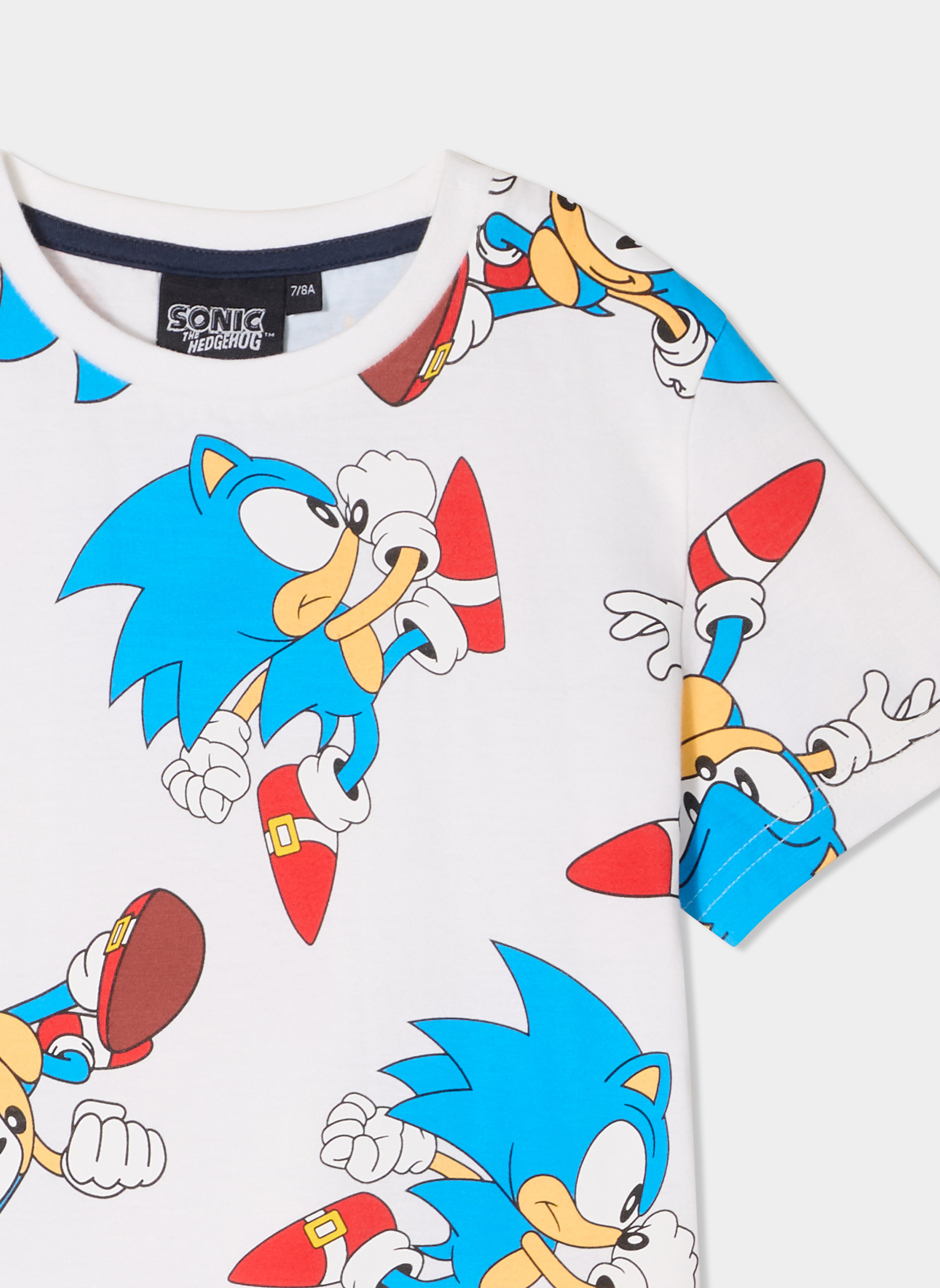Combinaisons et grenouillères PYJSHOSONICAOP garçon blanc Sonic Combinaisons et grenouillères PYJSHOSONICAOP garçon blanc Blanc
