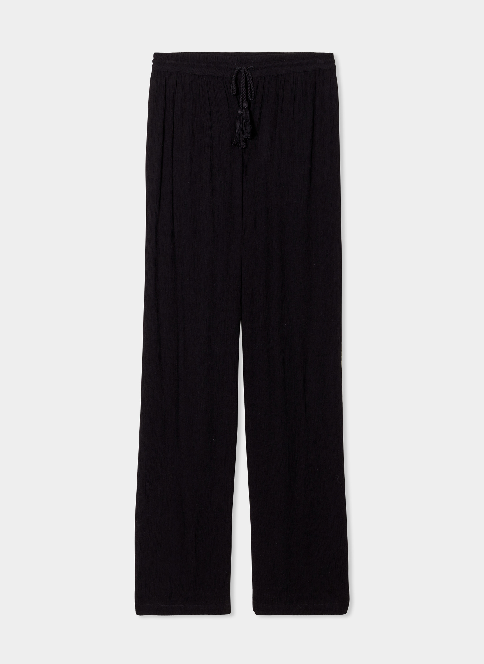 Pantalons droit MIS3_PCREPON femme noir LIBERTO Pantalons droit MIS3_PCREPON femme noir Noir